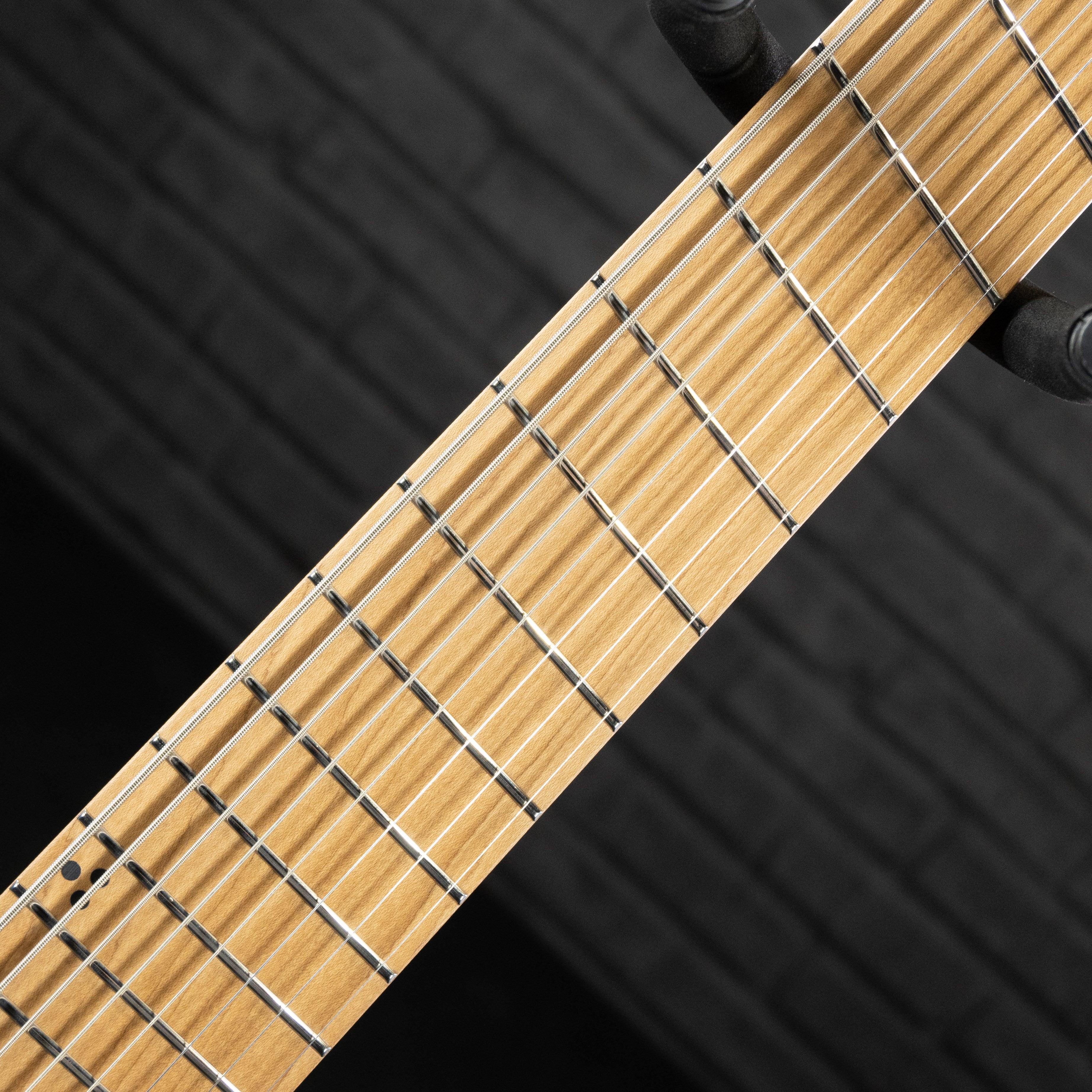 GOC E Series Materia 8 Headless 8-String(Emerald Burl Burst) - Impulse Music Co.