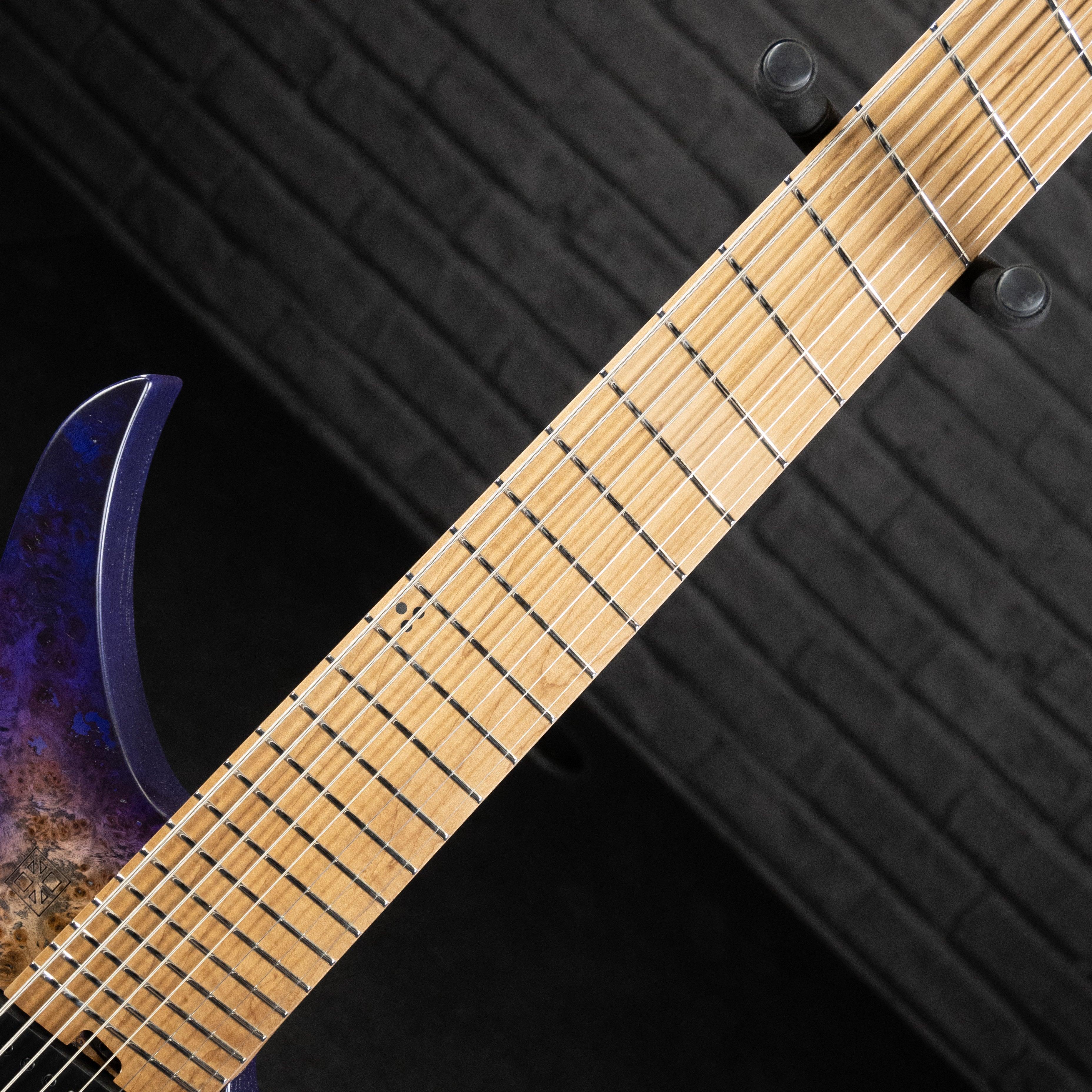 GOC E Series Materia 8 Headless 8-String(Purple Burl Burst) - Impulse Music Co.