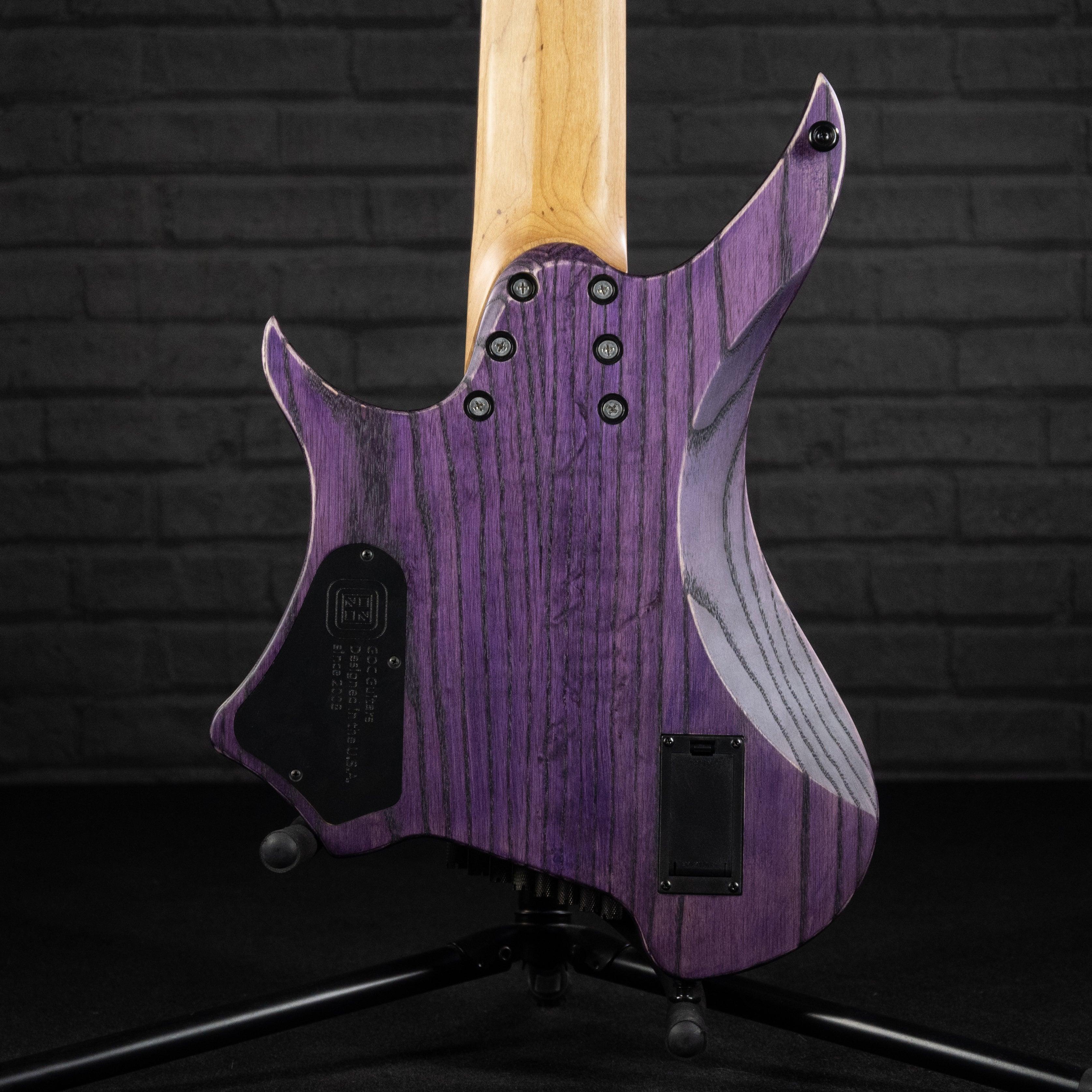 GOC Ilumina Headless Guitar 8 String IH8RPV (Relic Purple) - Impulse Music Co.