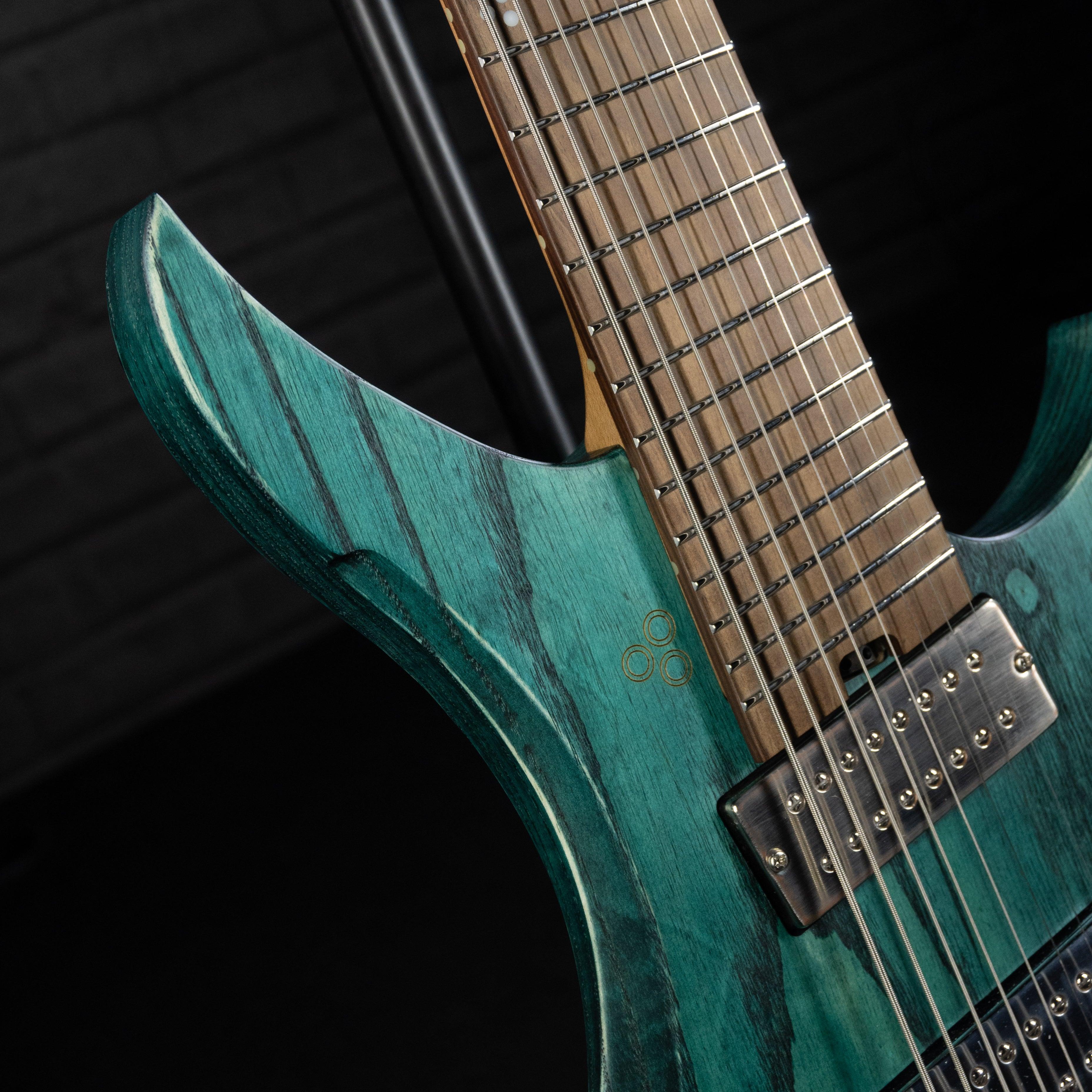 GOC Ilumina Headless Guitar 8 String IH8RTQ (Relic Turquoise) - Impulse Music Co.