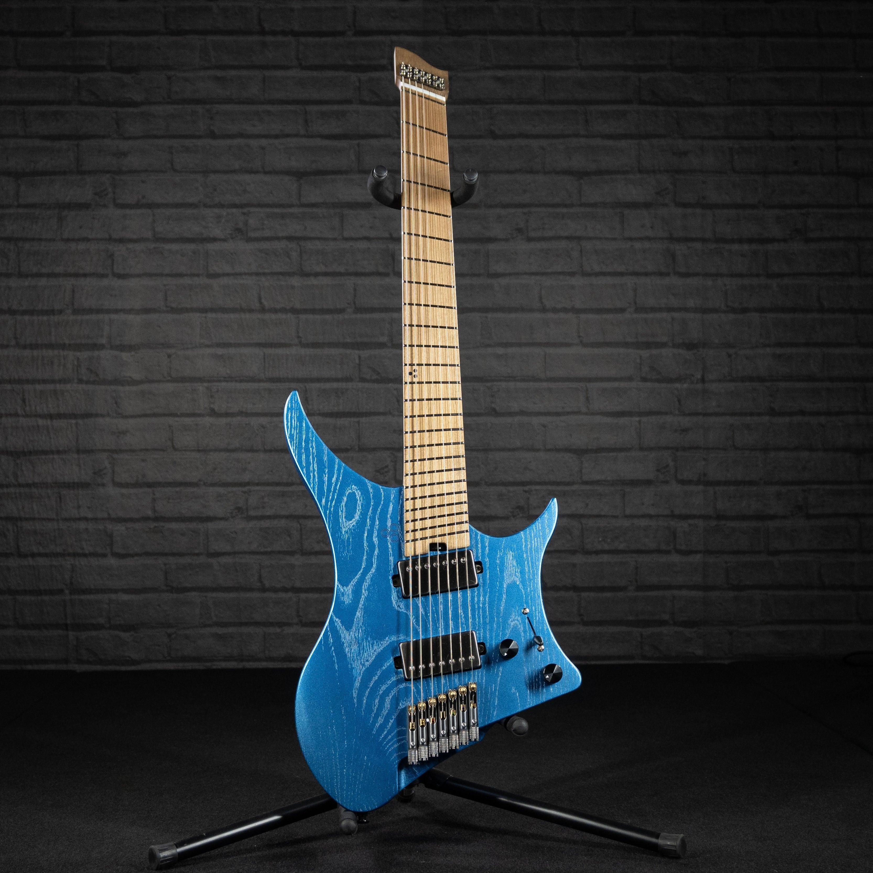 GOC Materia 7 String C-Series AON (Metallic Azure) - Impulse Music Co.