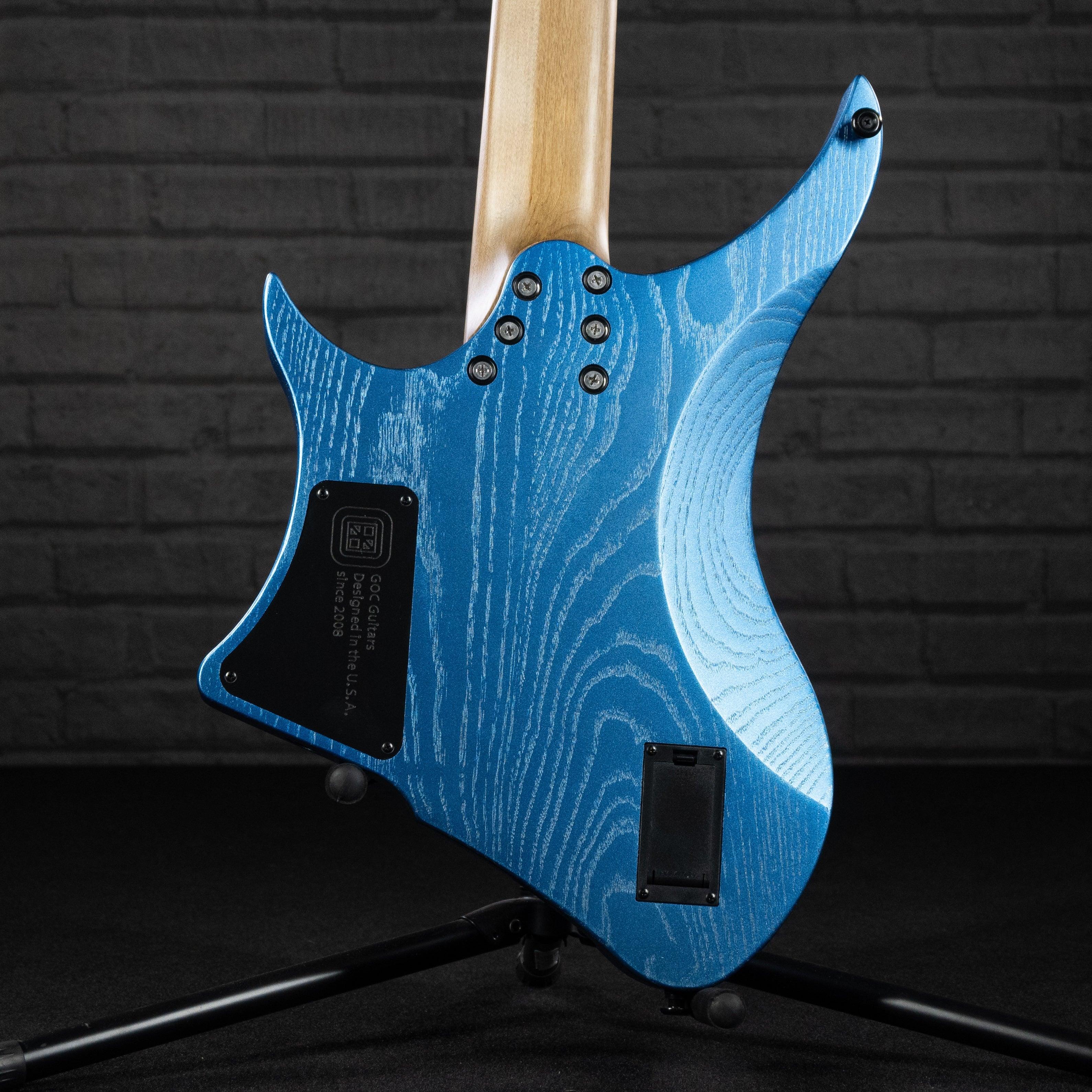 GOC Materia 7 String C-Series AON (Metallic Azure) - Impulse Music Co.