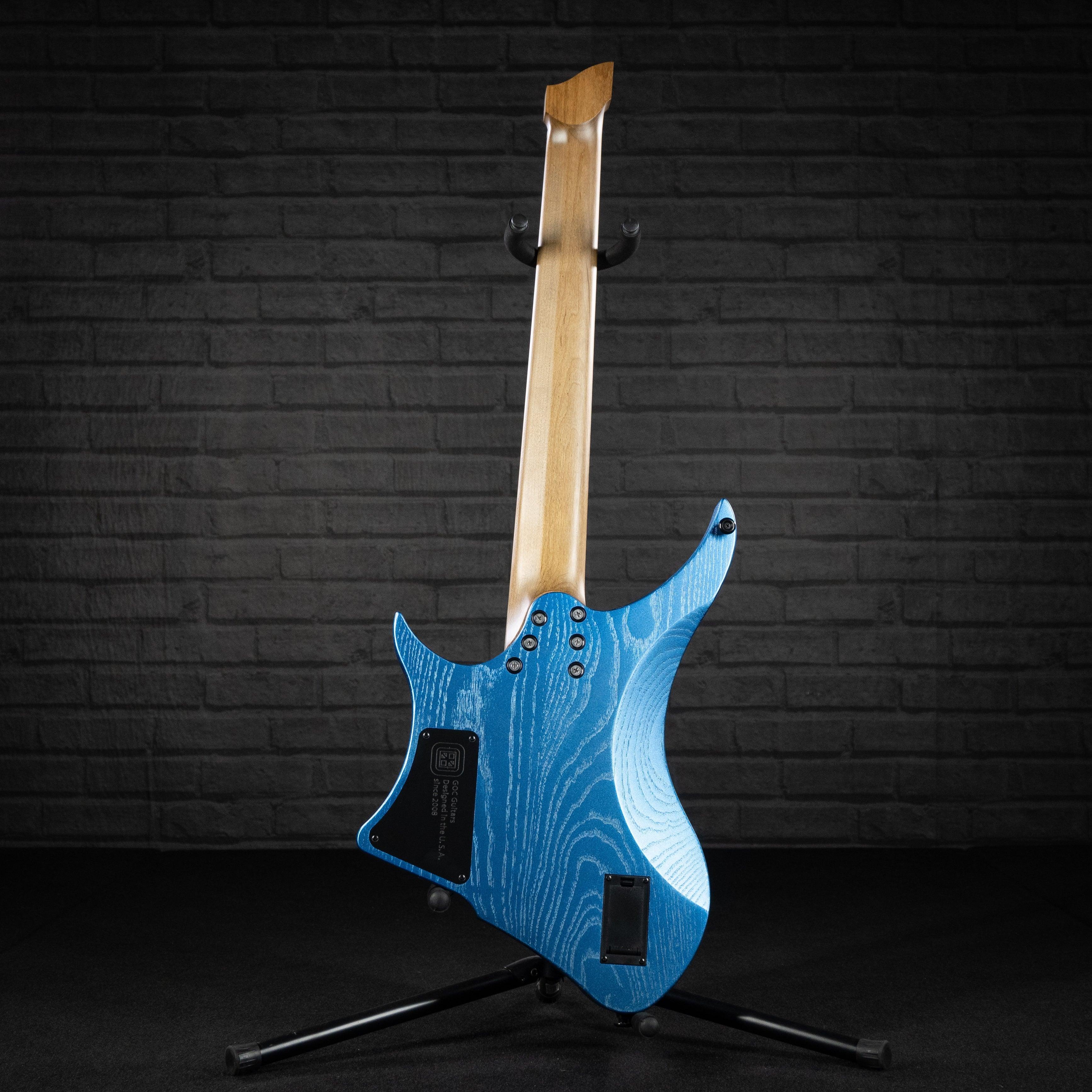 GOC Materia 7 String C-Series AON (Metallic Azure) - Impulse Music Co.