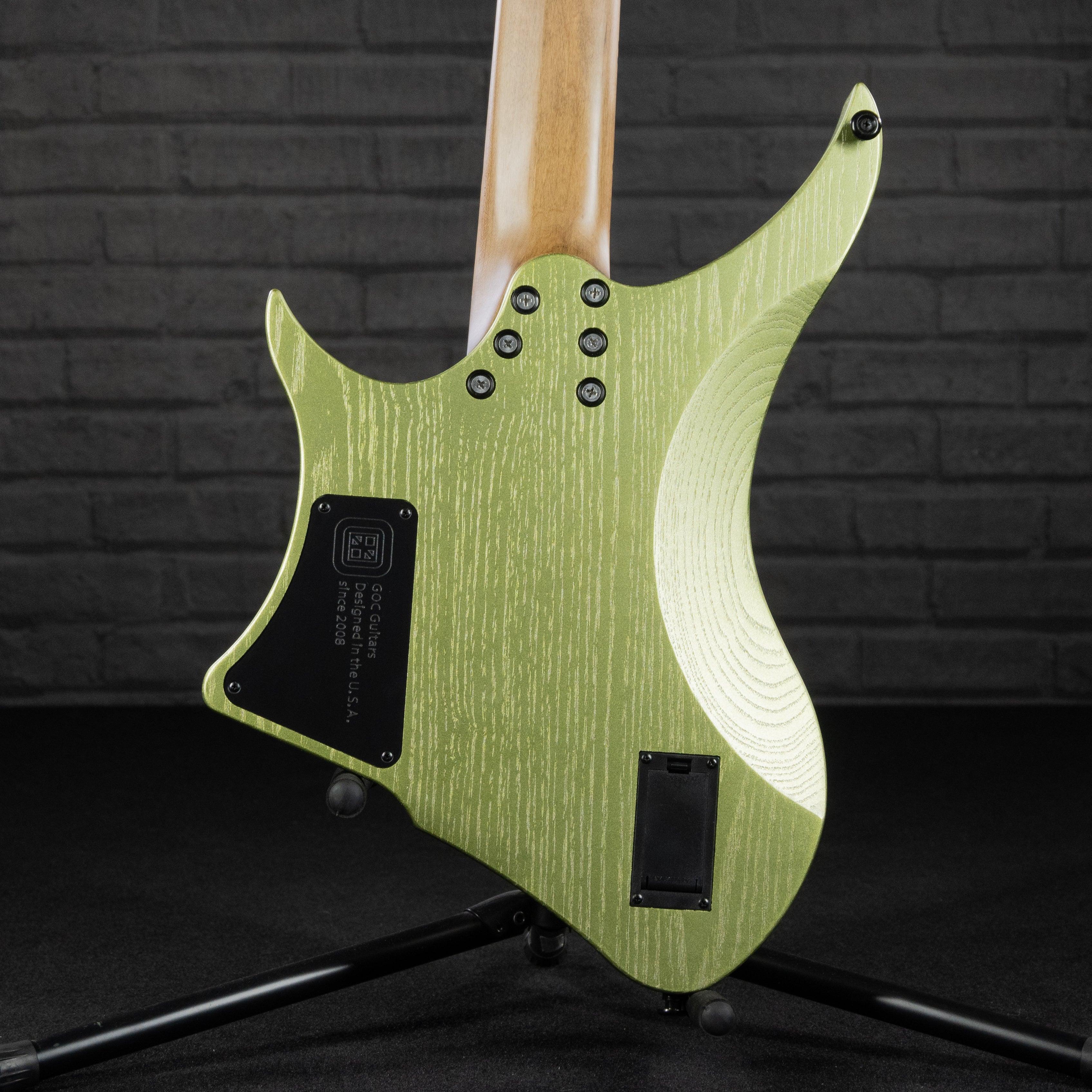 GOC Materia 7 String C-Series AON (Metallic Olive) - Impulse Music Co.