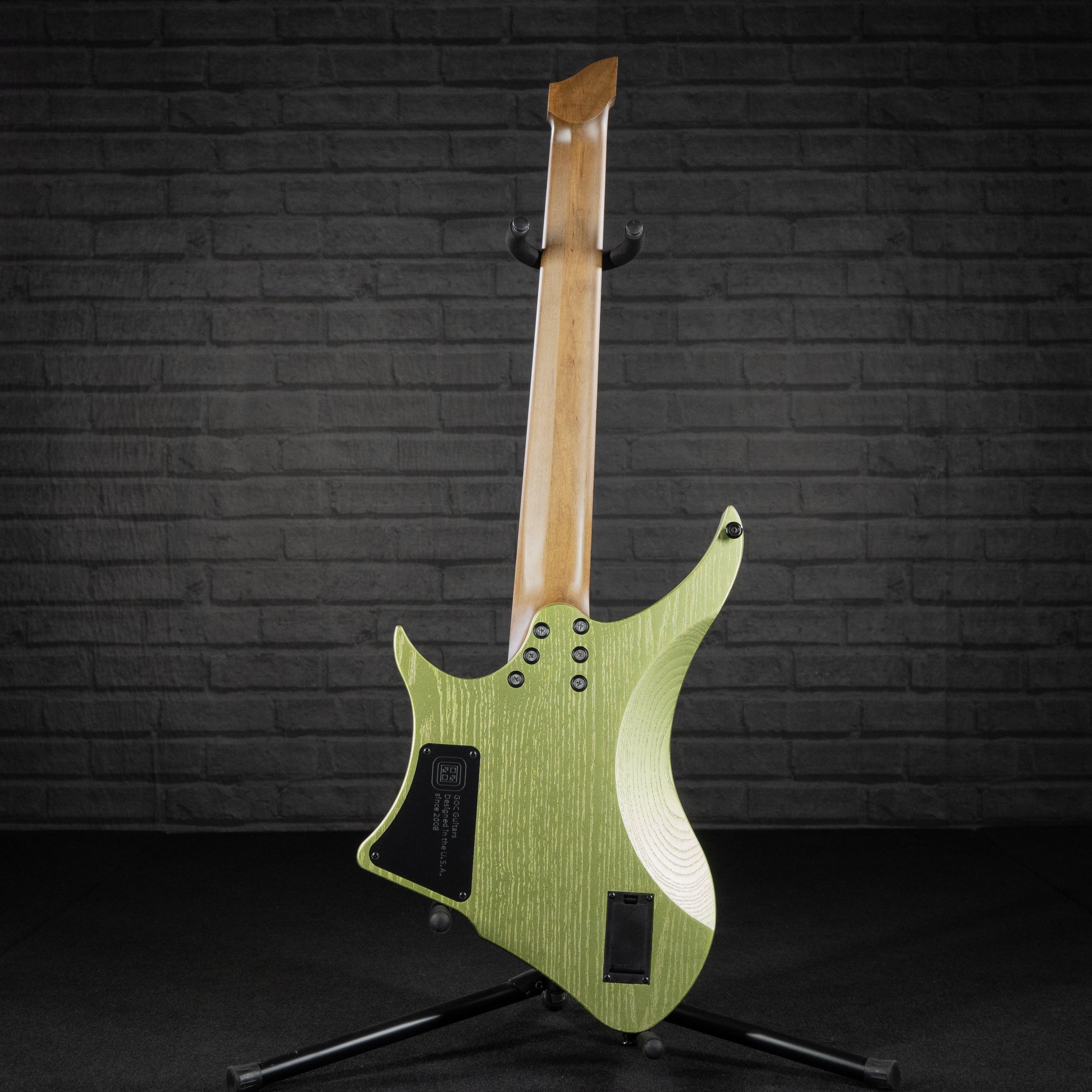GOC Materia 7 String C-Series AON (Metallic Olive) - Impulse Music Co.