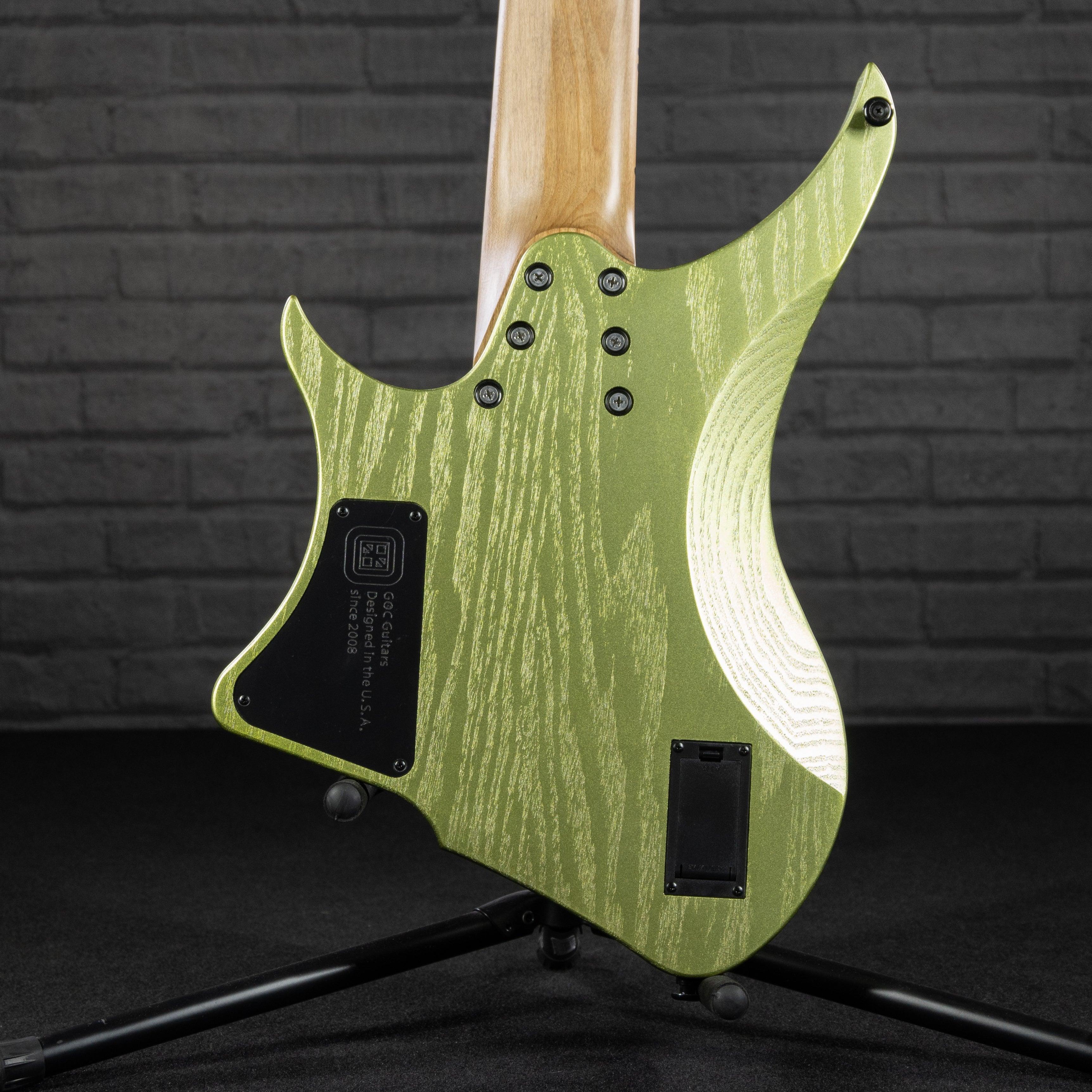 GOC Materia 8 String C-Series AON (Metallic Olive) - Impulse Music Co.