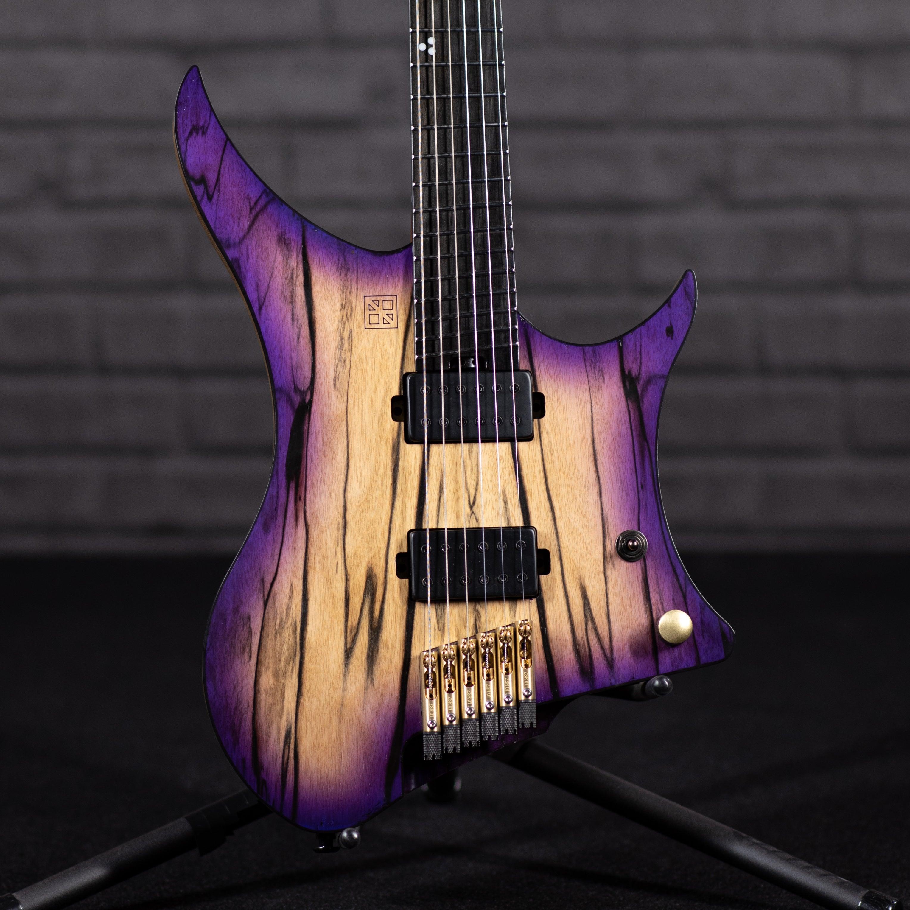 GOC Materia Headless 6 String (Palemoon Ebony Purpleburst) - Impulse Music Co.