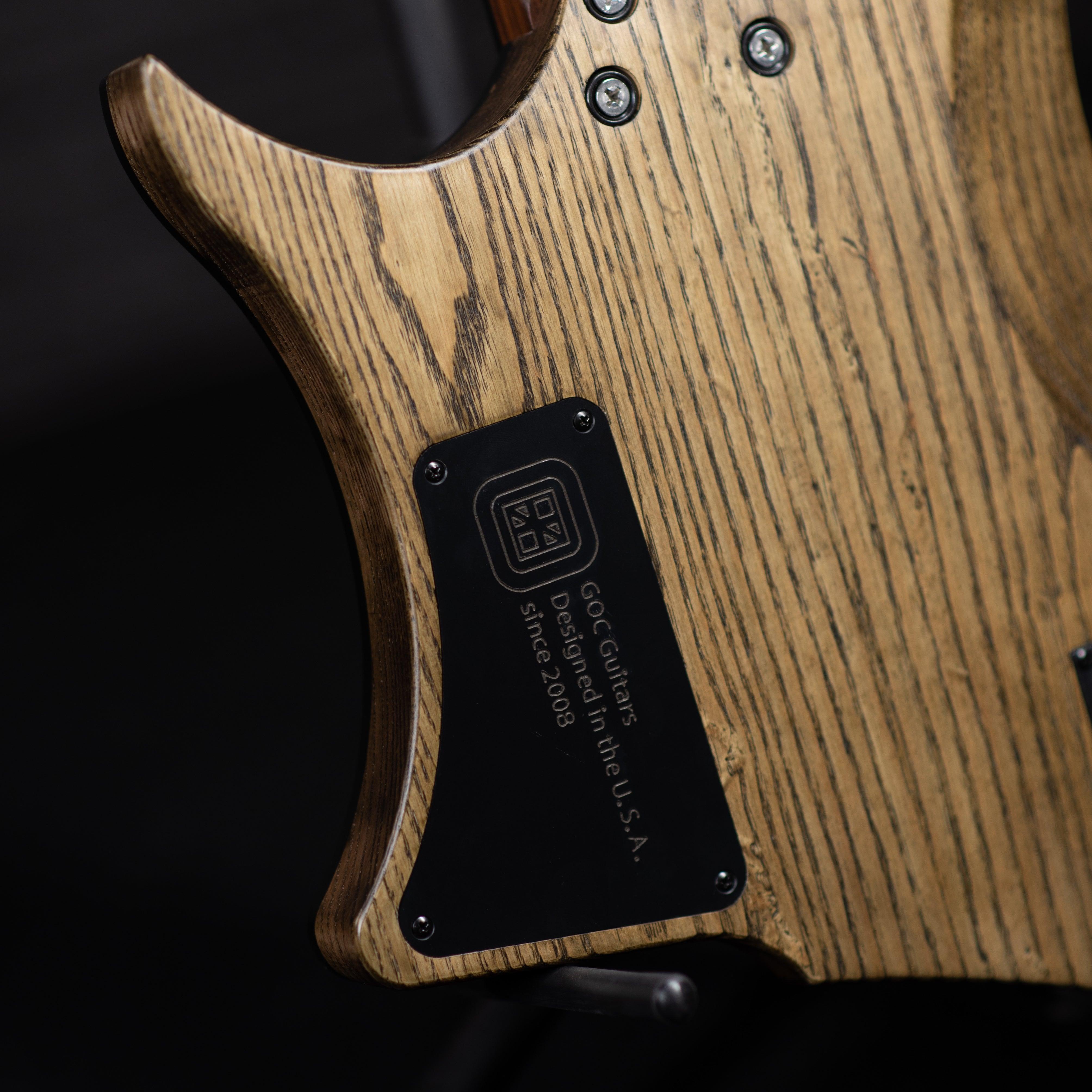 GOC Materia Headless 6 String (Palemoon Ebony Purpleburst) - Impulse Music Co.