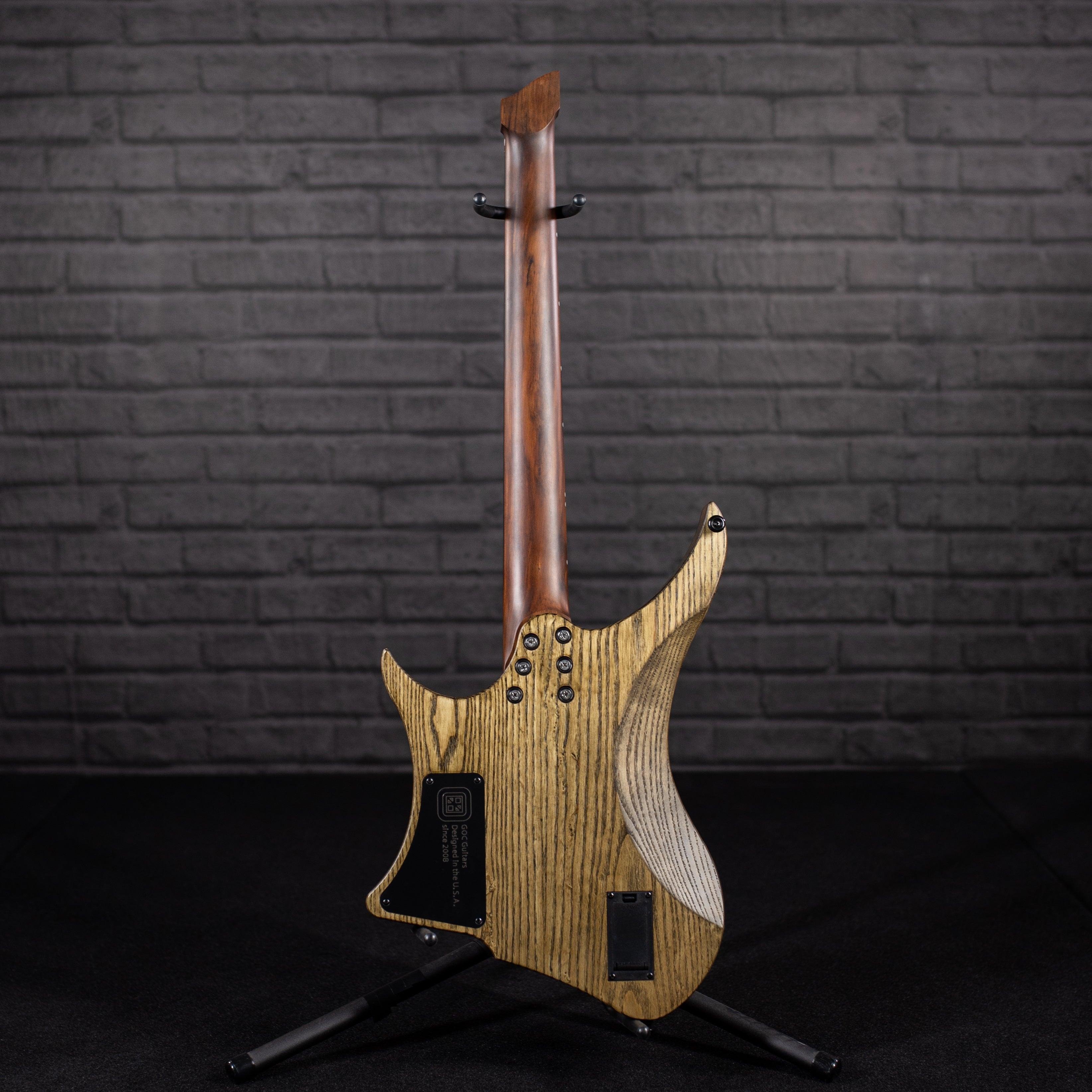 GOC Materia Headless 6 String (Palemoon Ebony Purpleburst) - Impulse Music Co.