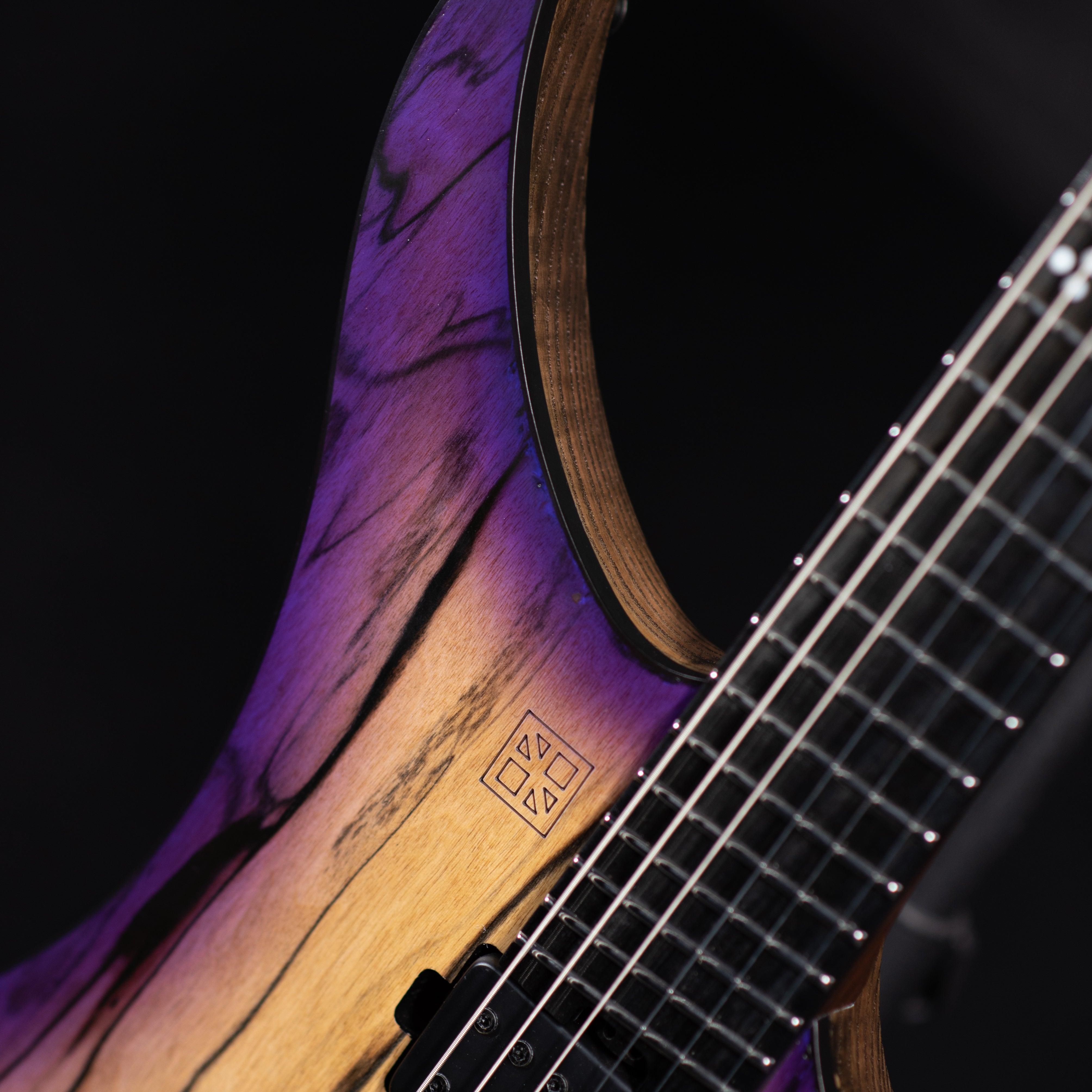 GOC Materia Headless 6 String (Palemoon Ebony Purpleburst) - Impulse Music Co.