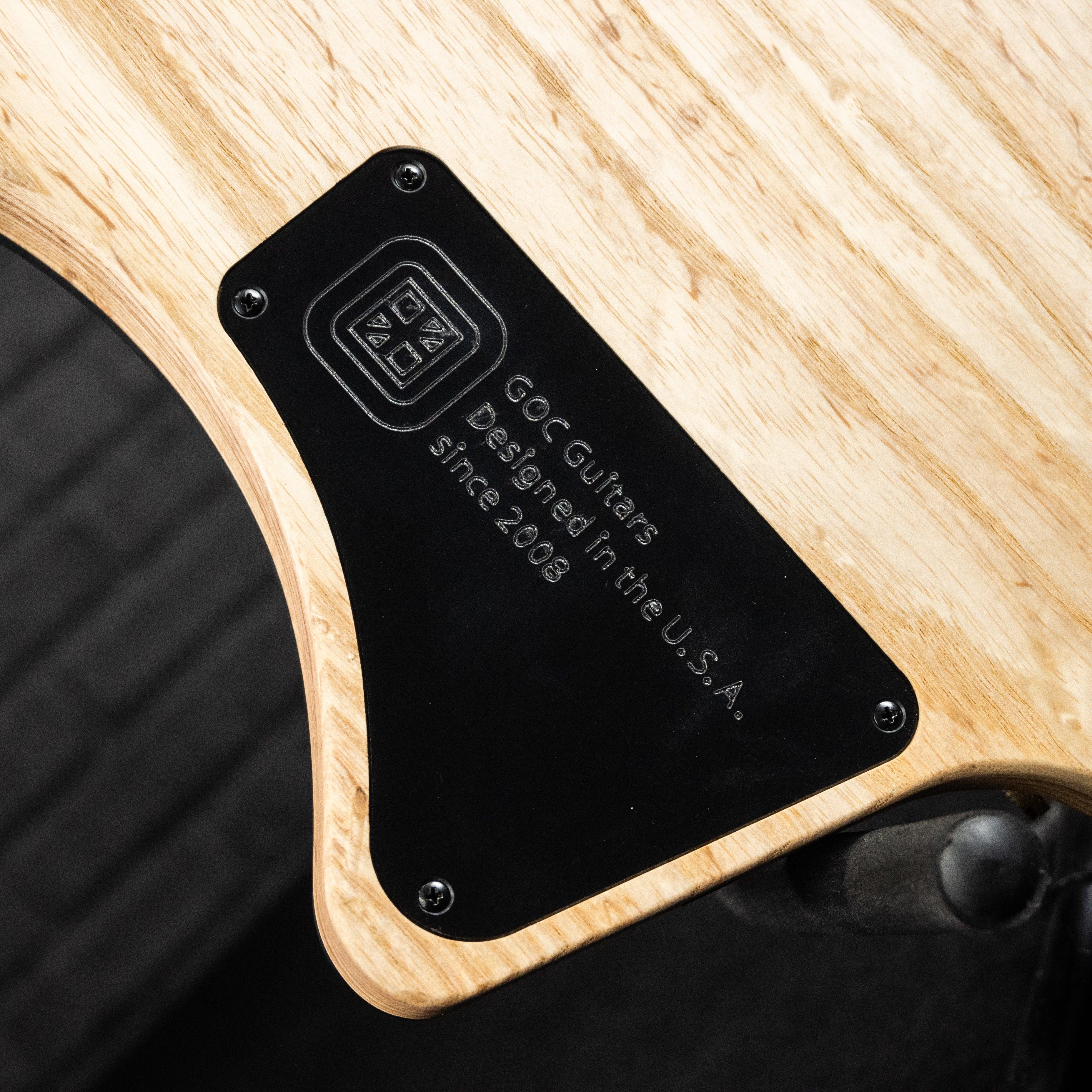 GOC Materia Headless 8 String Masterbuilt (Worn Violet) - Impulse Music Co.