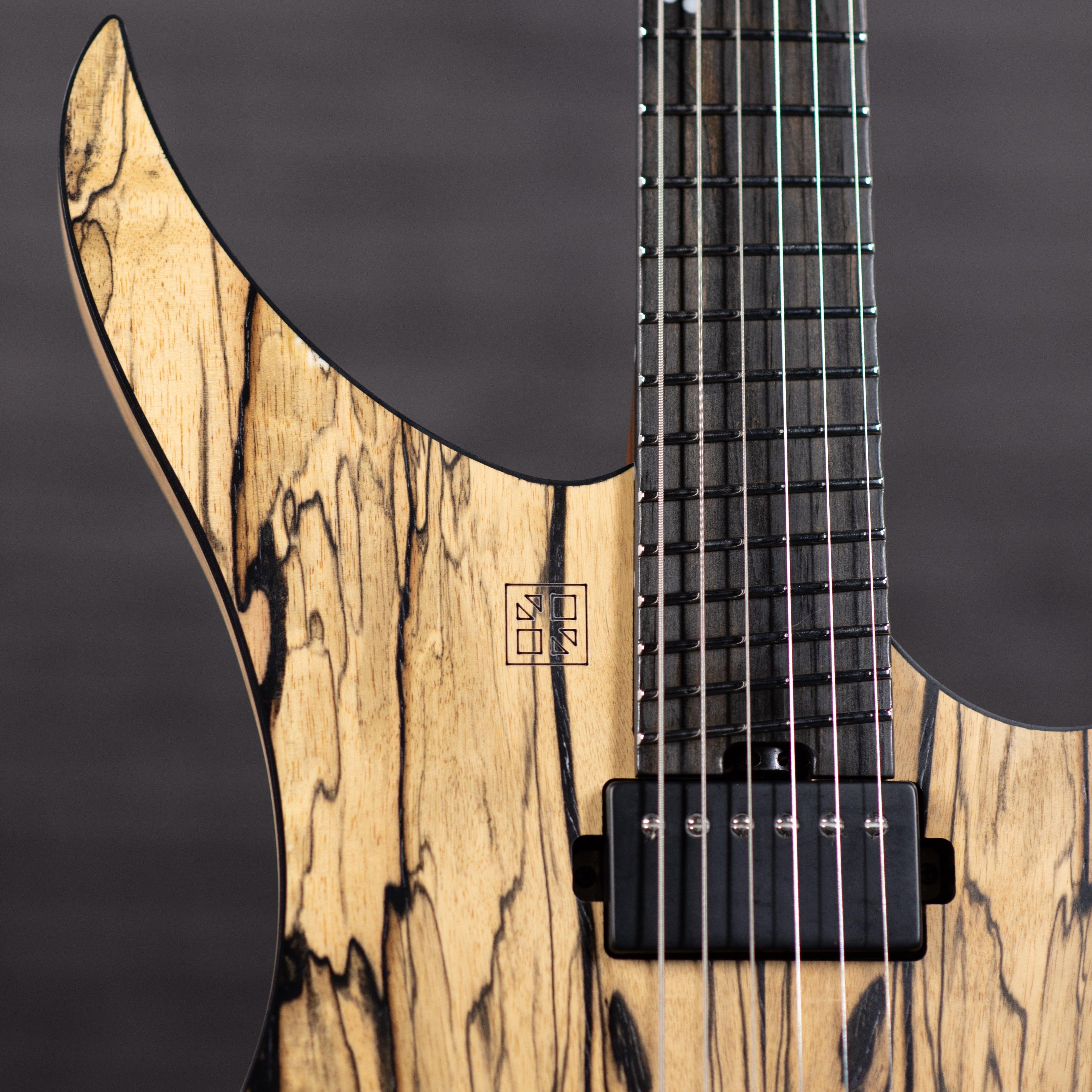 GOC Materia Headless Guitar 6 String (Antique Palemoon Ebony) - Impulse Music Co.