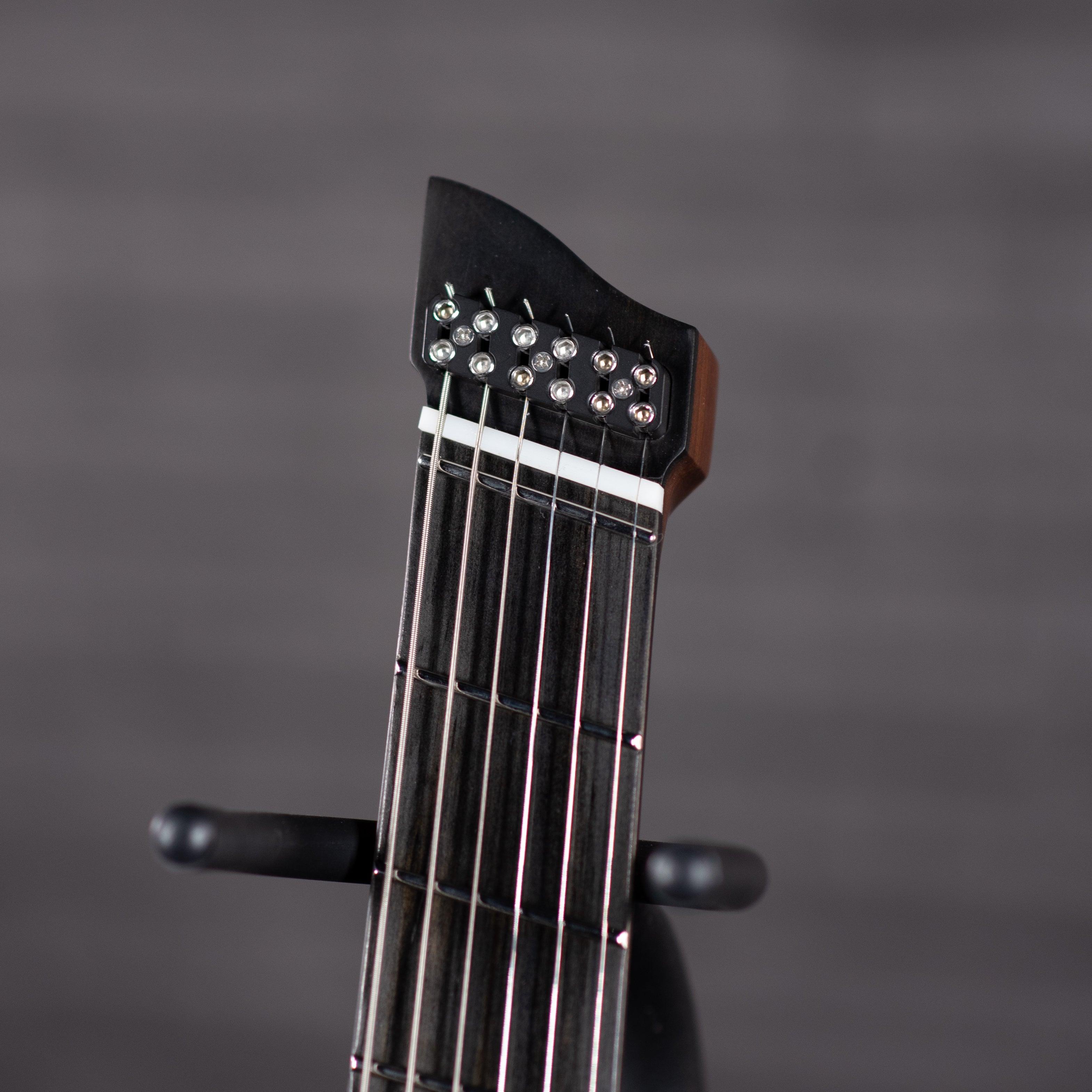 GOC Materia Headless Guitar 6 String (Antique Palemoon Ebony) - Impulse Music Co.