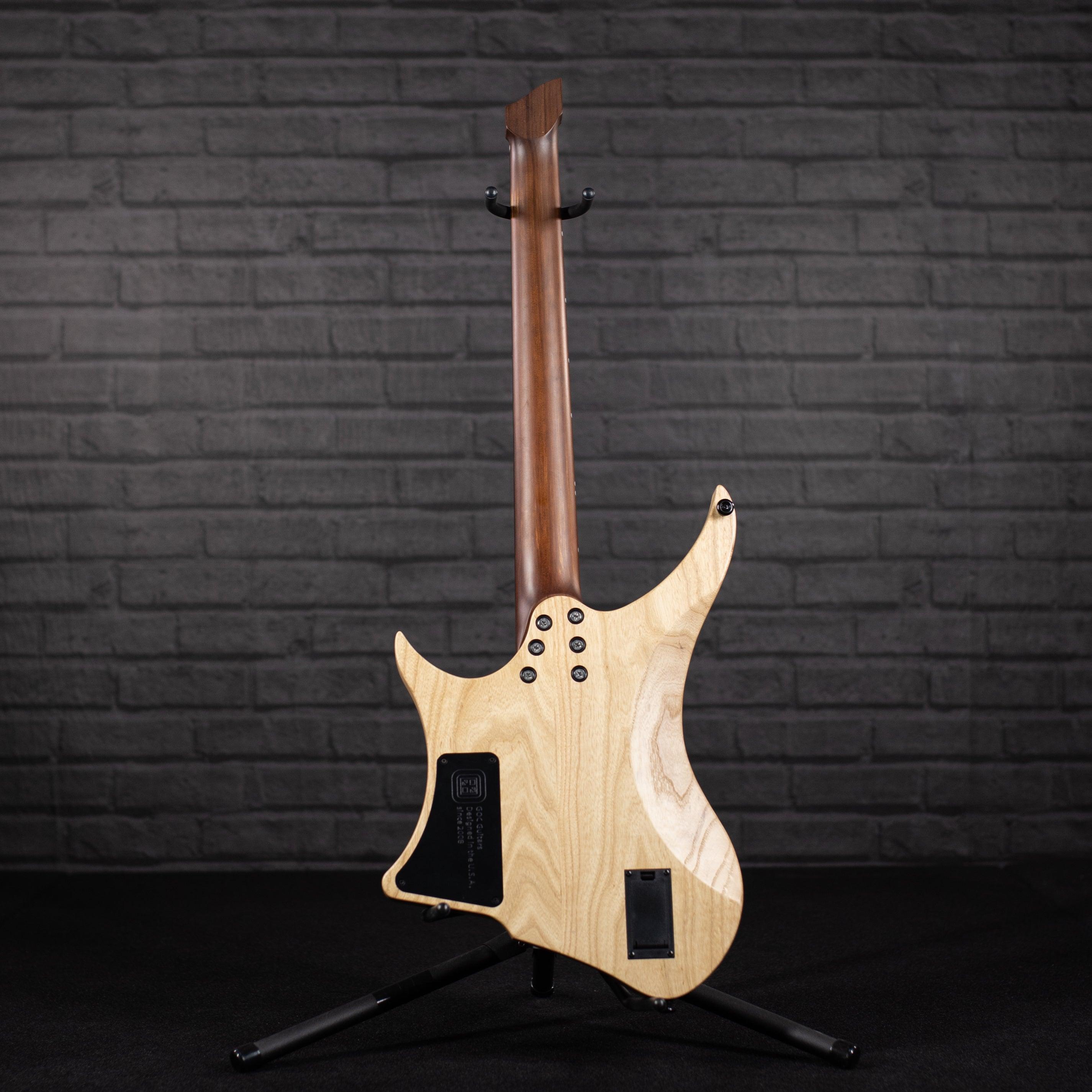 GOC Materia Headless Guitar 6 String (Antique Palemoon Ebony) - Impulse Music Co.