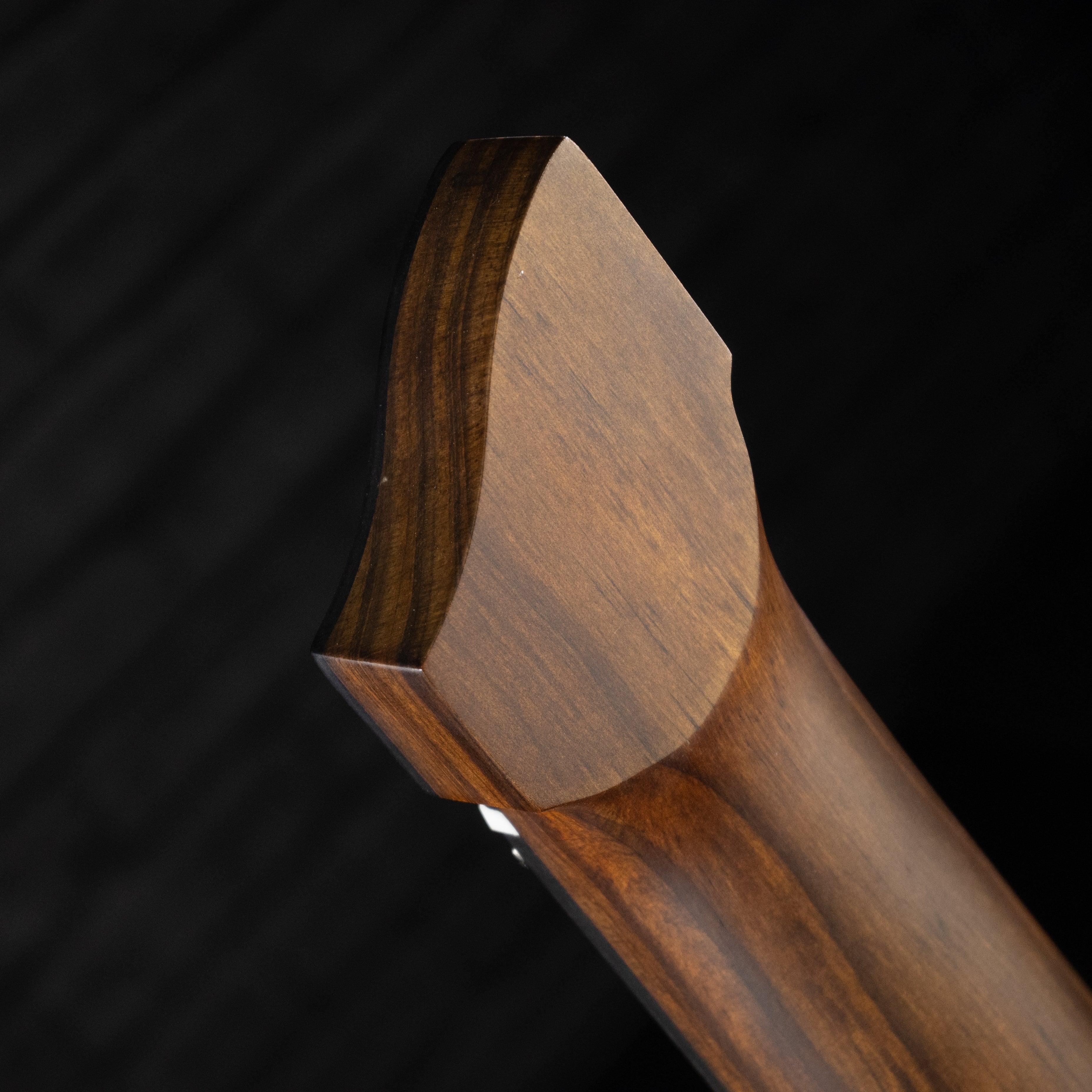 GOC Materia Headless Guitar 7 String E Series (Golden Camphor Burl) #00422 - Impulse Music Co.