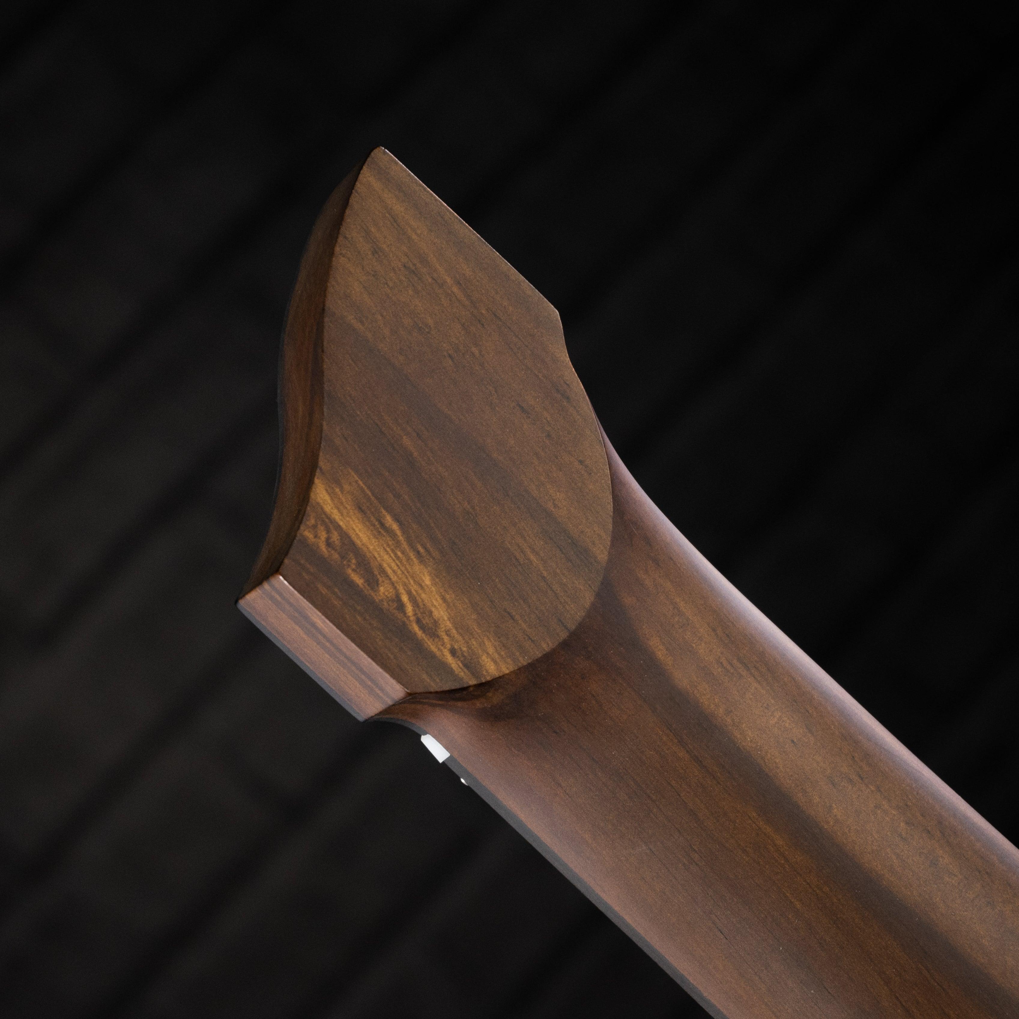 GOC Materia Headless Guitar 7 String E Series (Worn Red Flame) #00423 - Impulse Music Co.