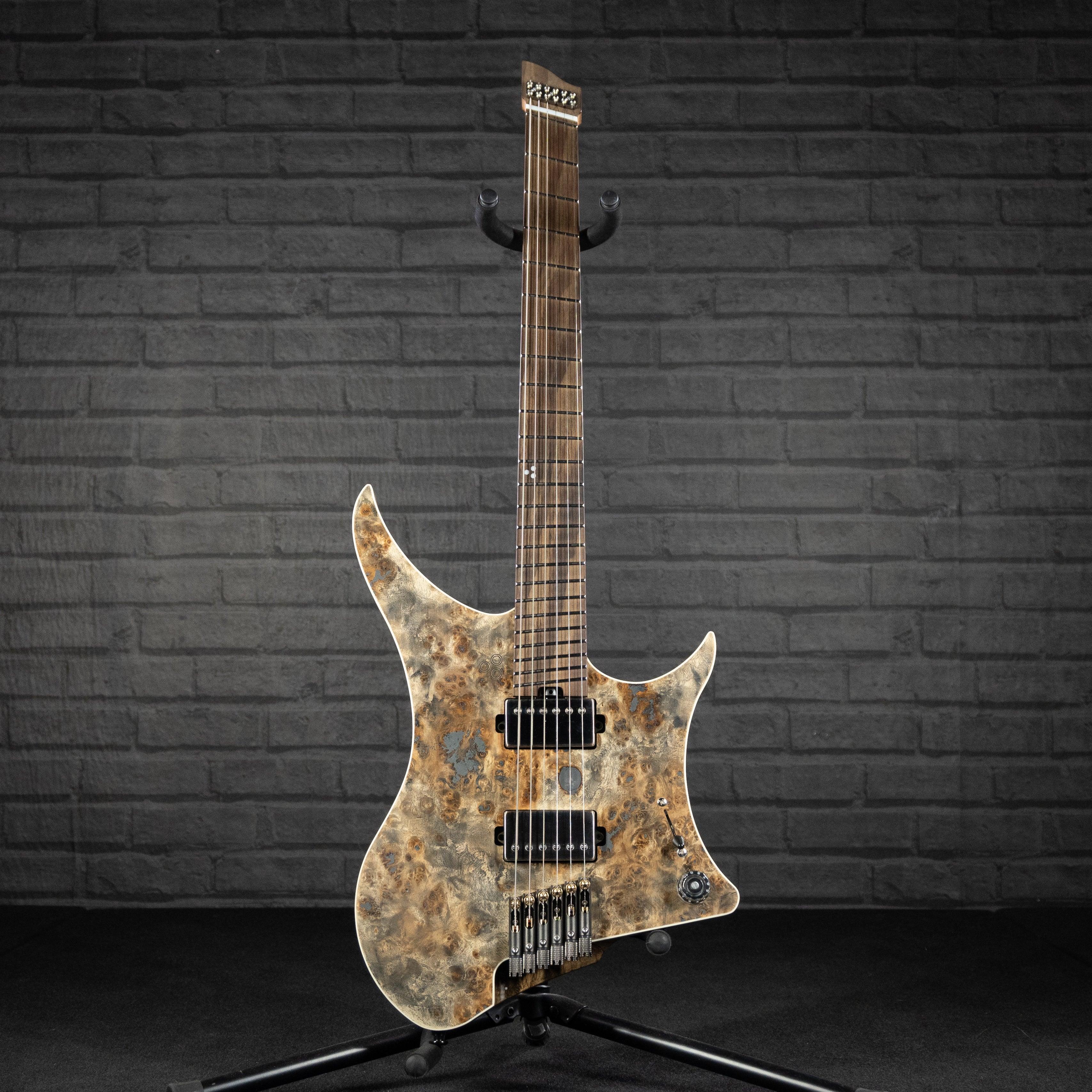GOC MH6BNA Materia+ 6 String Electric Guitar (Natural Antique) - Impulse Music Co.