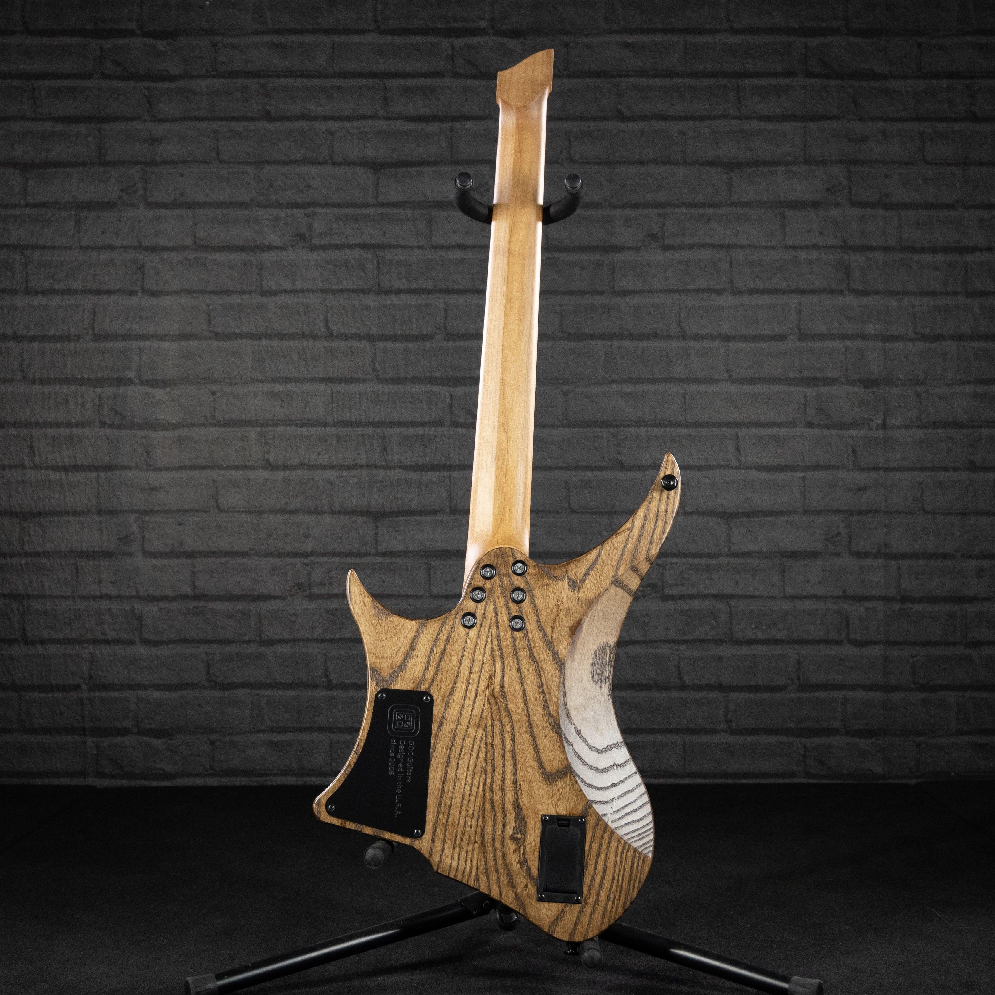 GOC MH6BNA Materia+ 6 String Electric Guitar (Natural Antique) - Impulse Music Co.