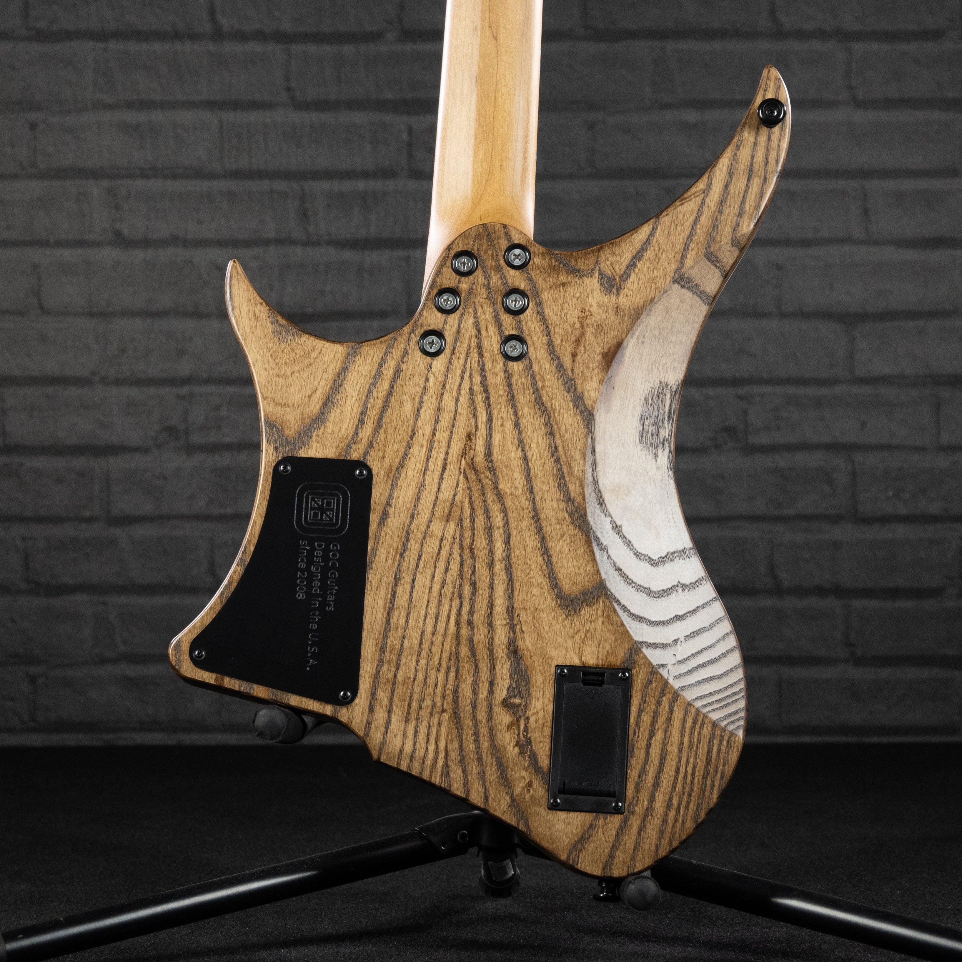 GOC MH6BNA Materia+ 6 String Electric Guitar (Natural Antique) - Impulse Music Co.