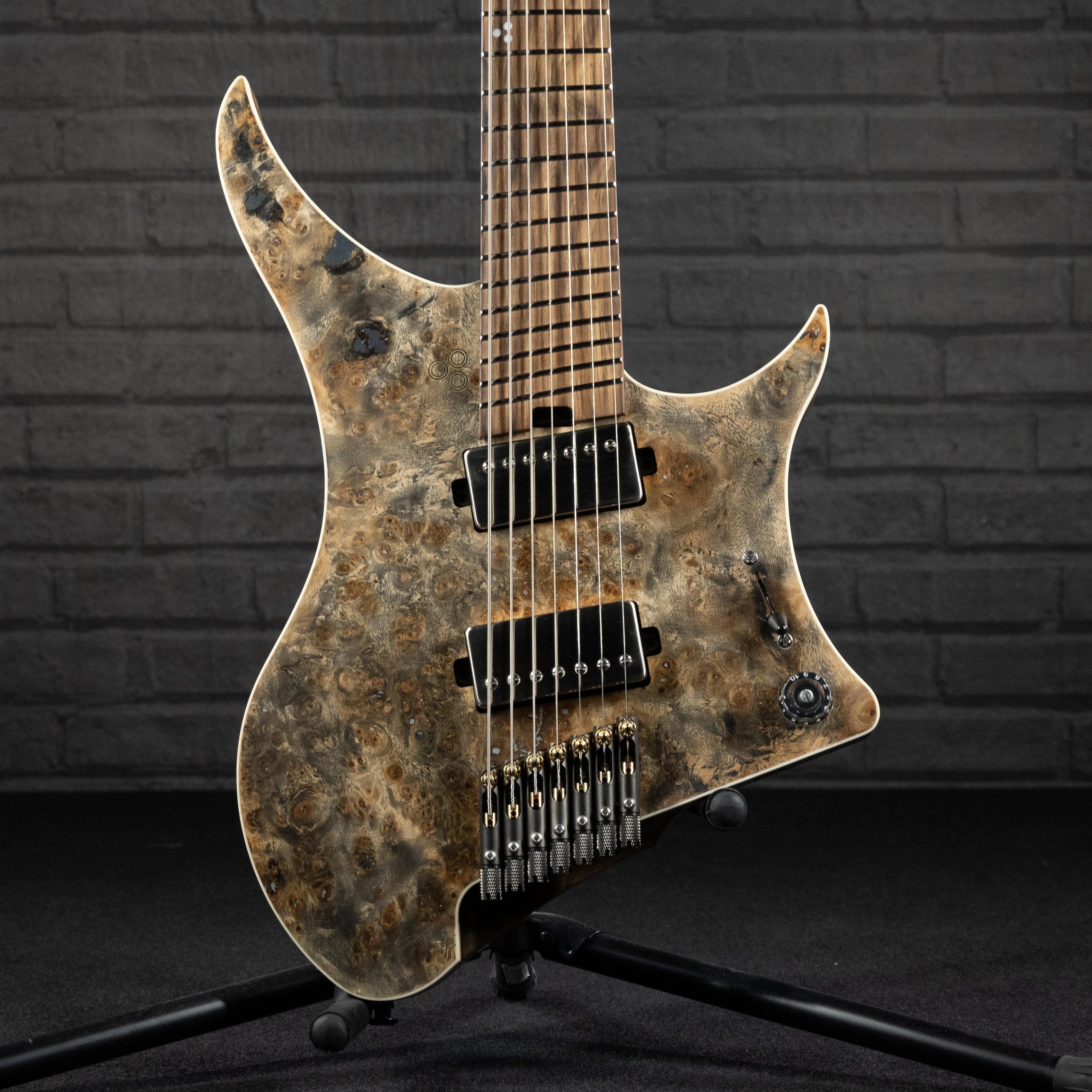 GOC MH7BNA Materia+ 7 String Electric Guitar (Natural Antique) - Impulse Music Co.