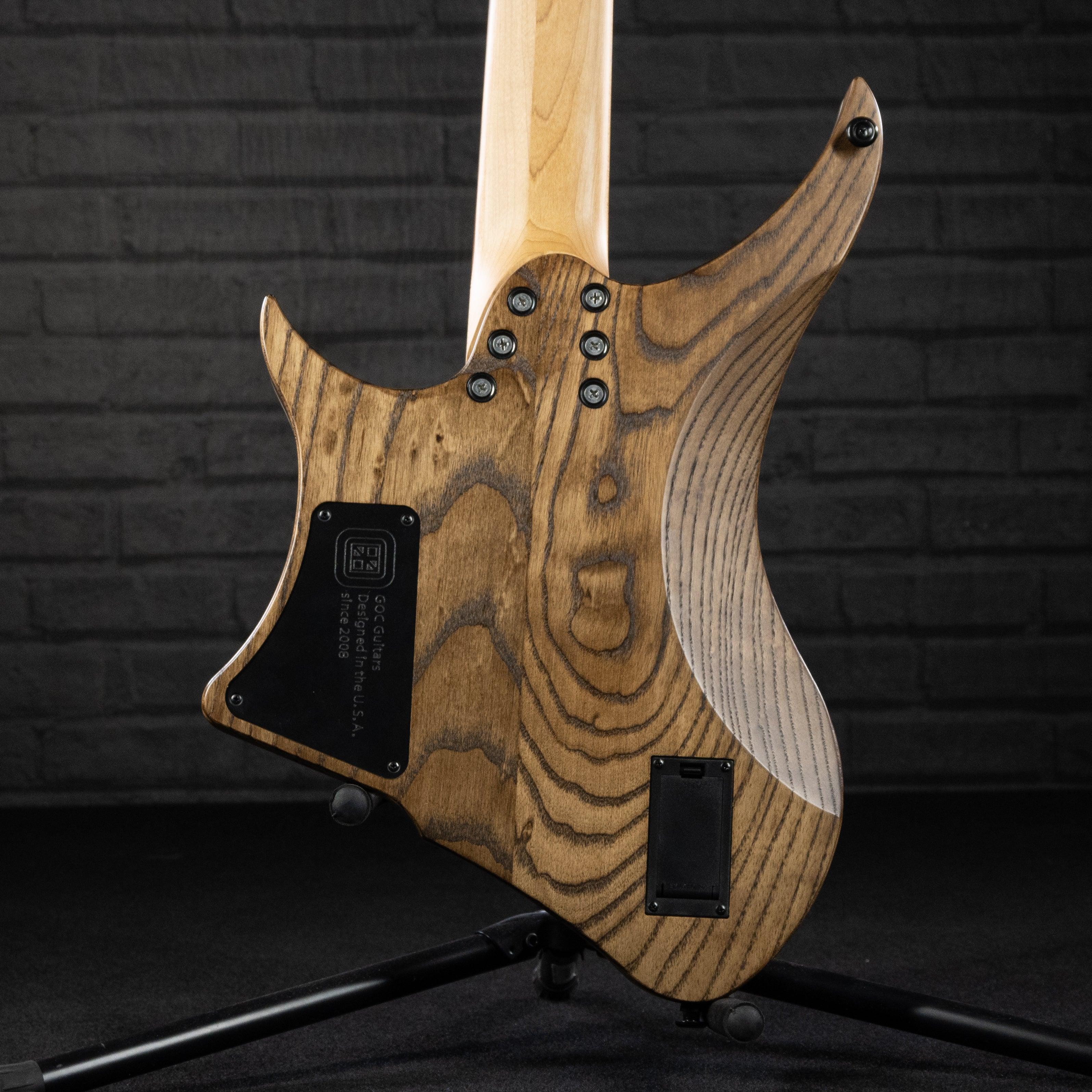 GOC MH7BNA Materia+ 7 String Electric Guitar (Natural Antique) - Impulse Music Co.