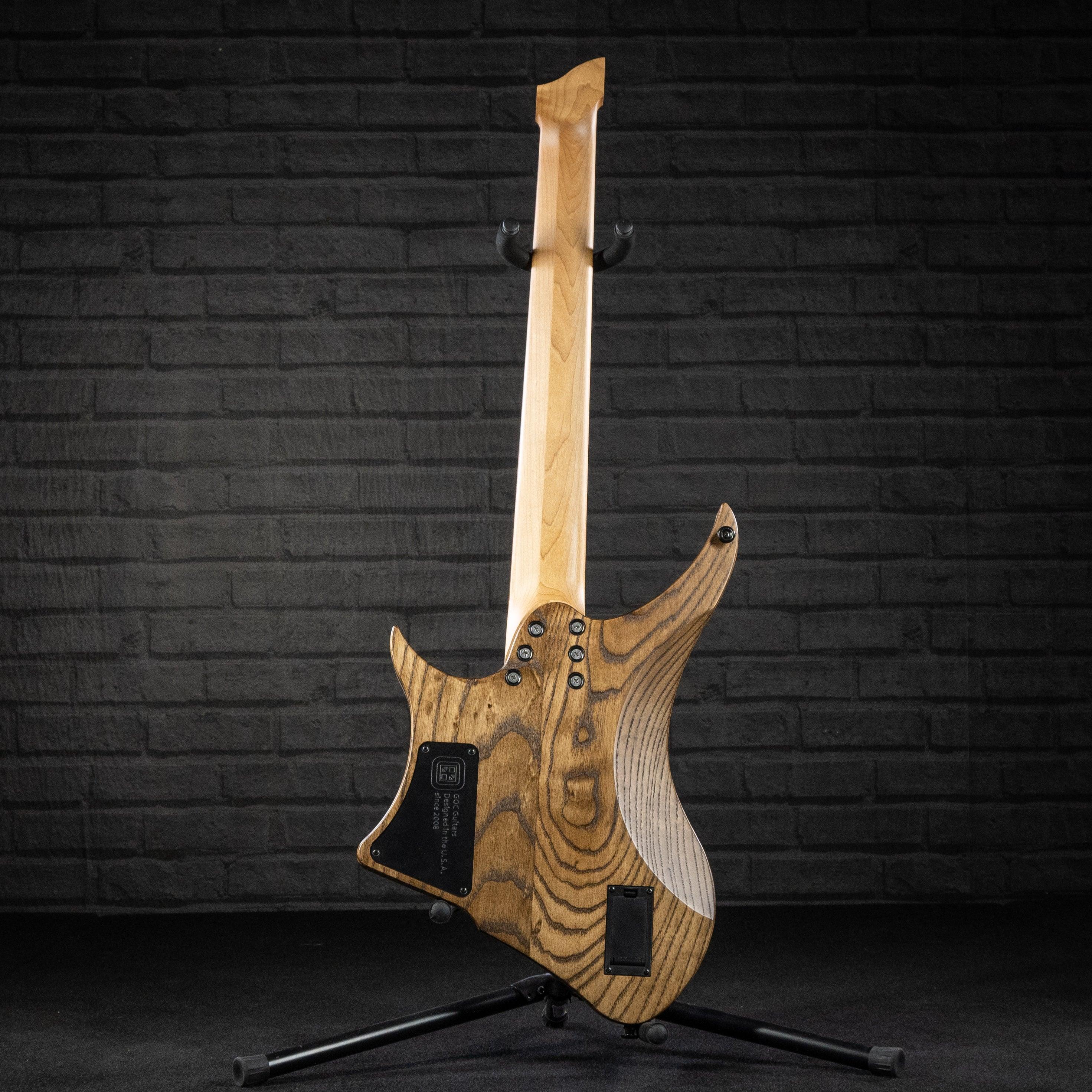 GOC MH7BNA Materia+ 7 String Electric Guitar (Natural Antique) - Impulse Music Co.