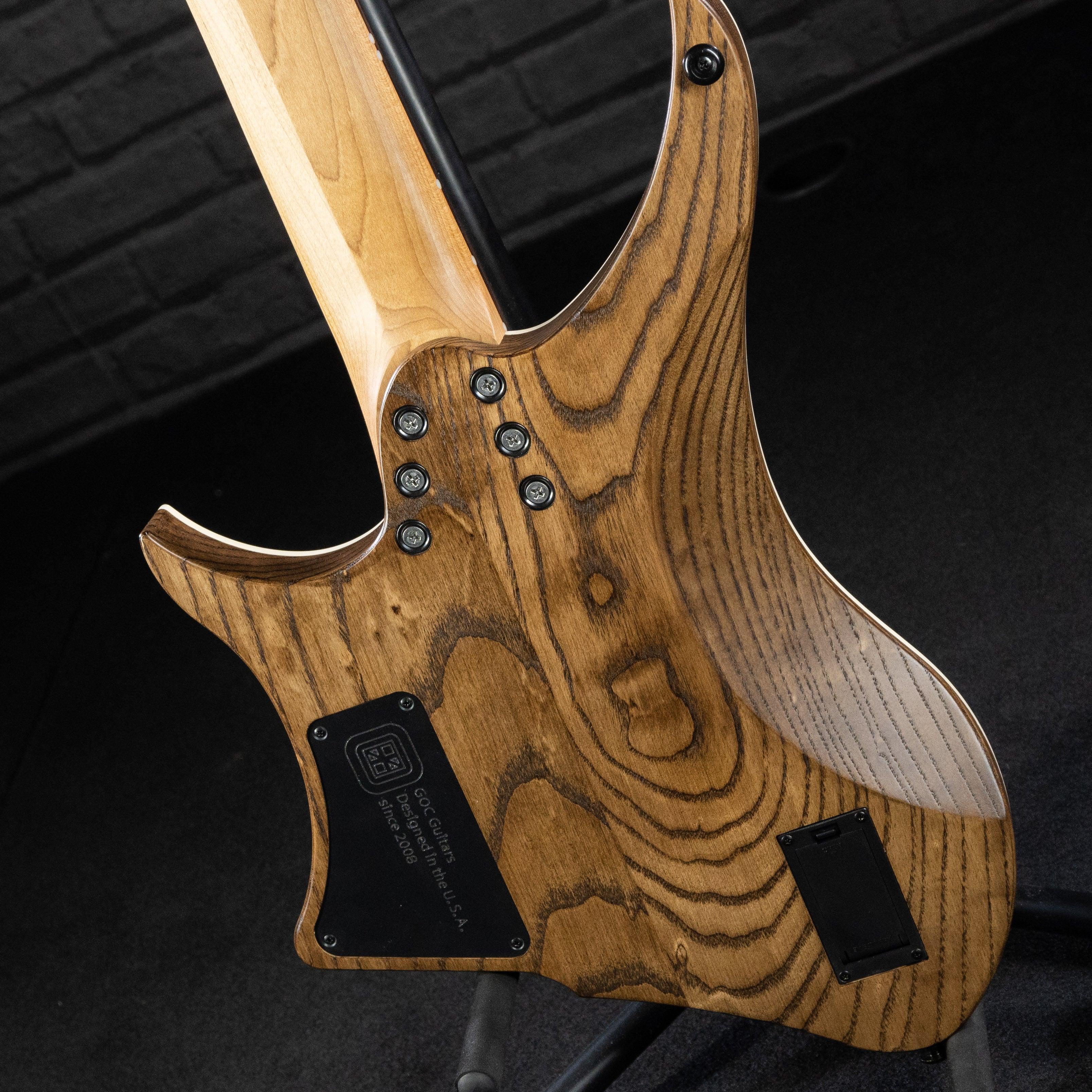 GOC MH7BNA Materia+ 7 String Electric Guitar (Natural Antique) - Impulse Music Co.