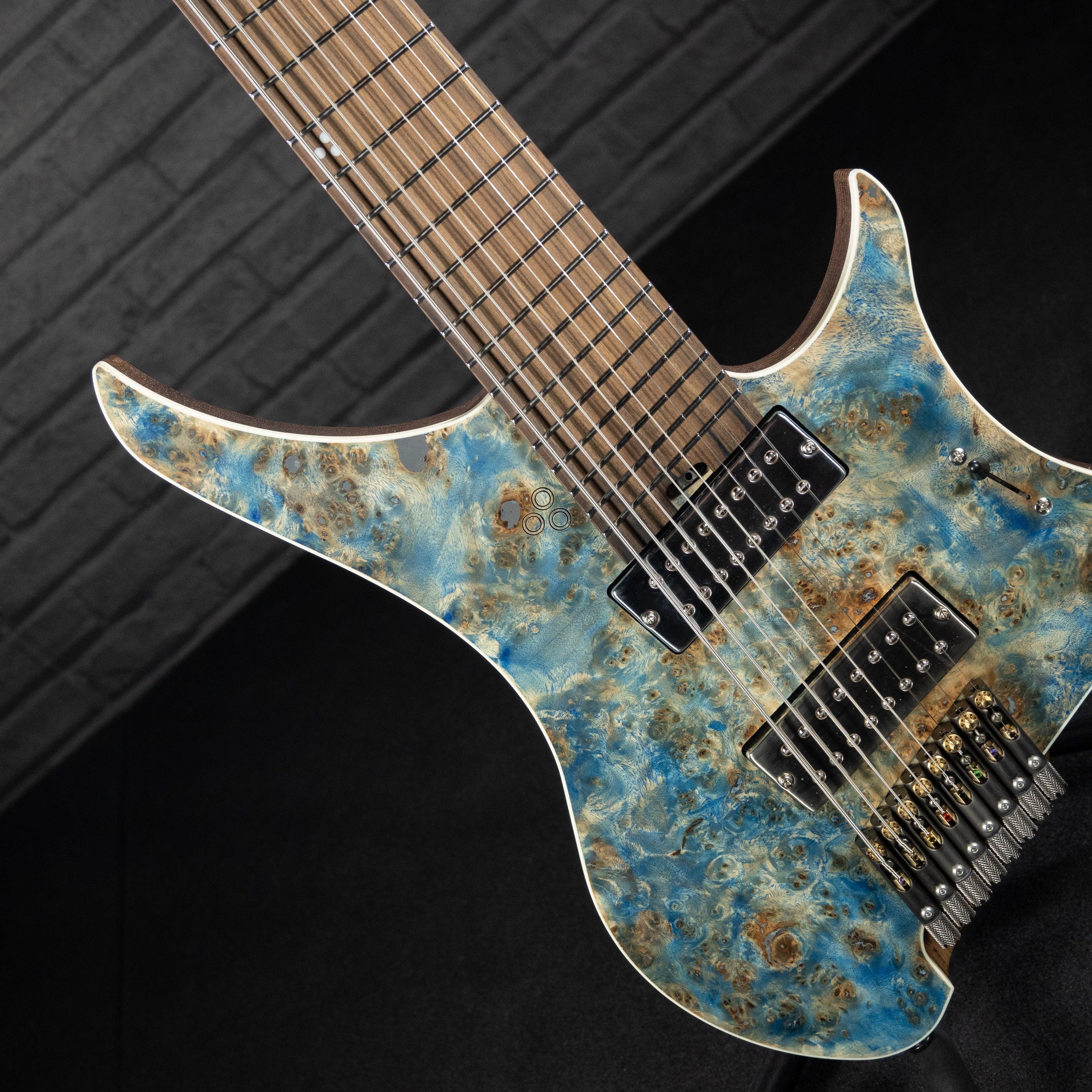 GOC MH8BAZ Materia+ 8 String Electric Guitar (Azure) - Impulse Music Co.