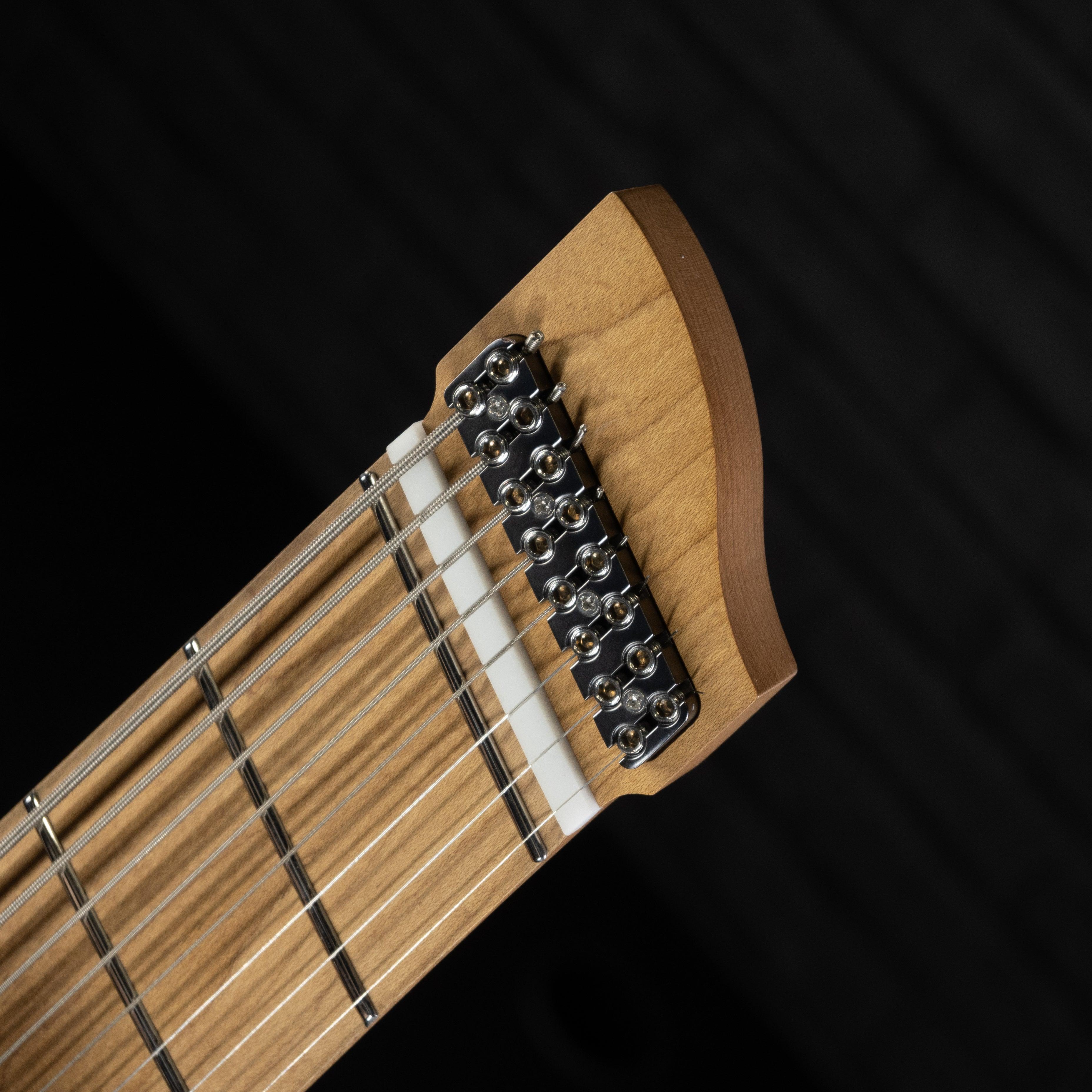 GOC Satya 8 8-String Headless Guitar (Worn Blue) - Impulse Music Co.