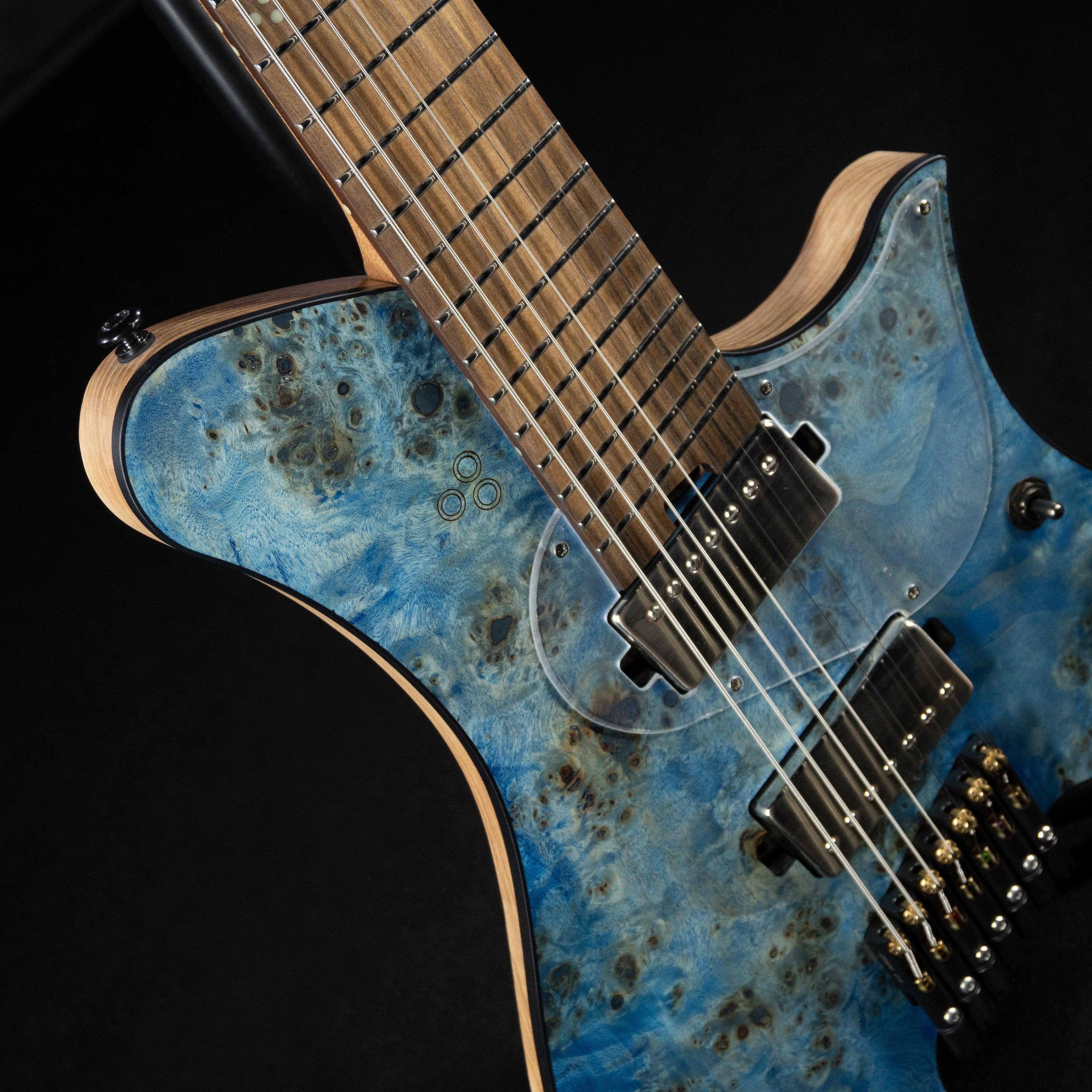 GOC Satya+ Headless Guitar 7 String SH7BAZ(Azure) - Impulse Music Co.