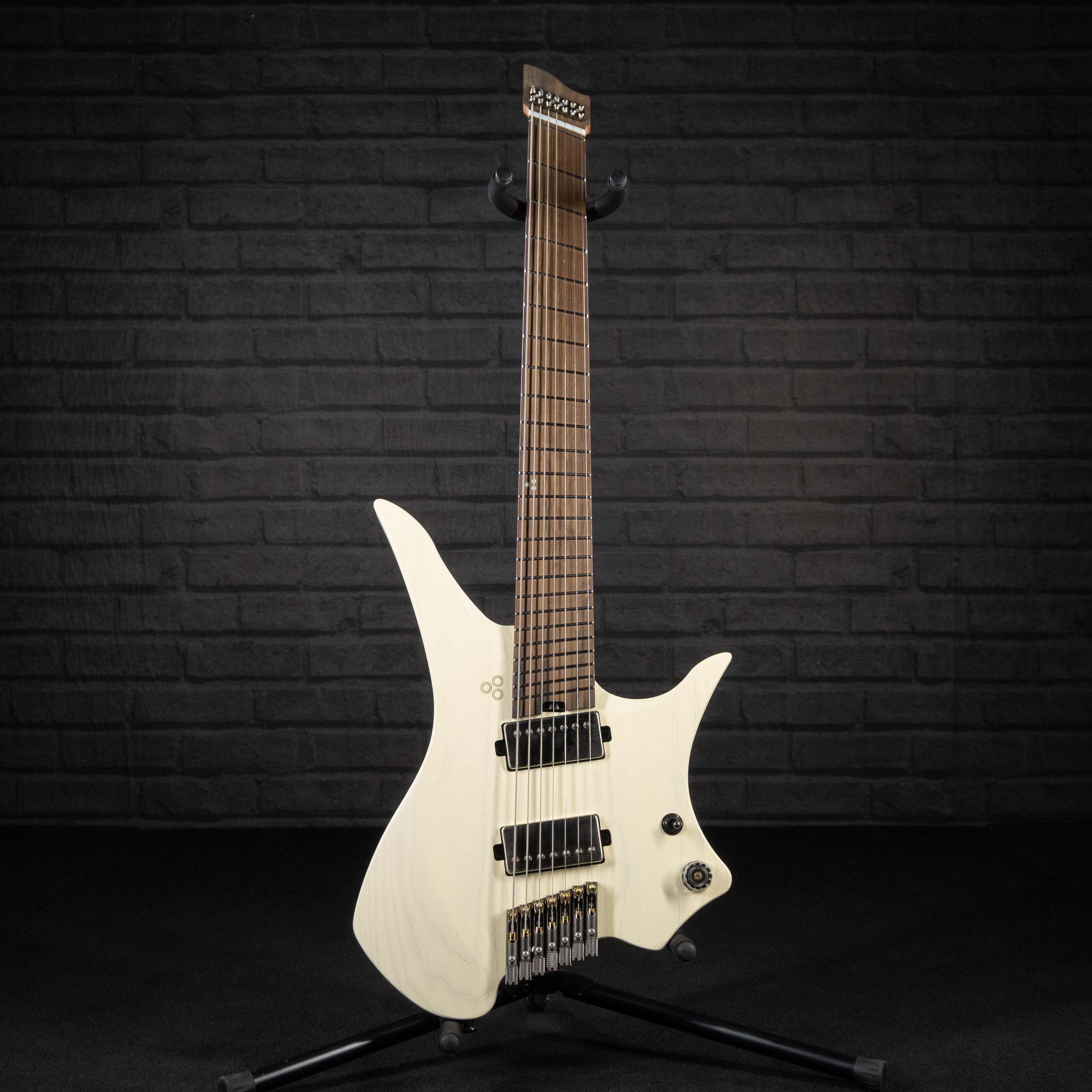 GOC Vajra 7-String C-Series AON (Worn Powder White) - Impulse Music Co.