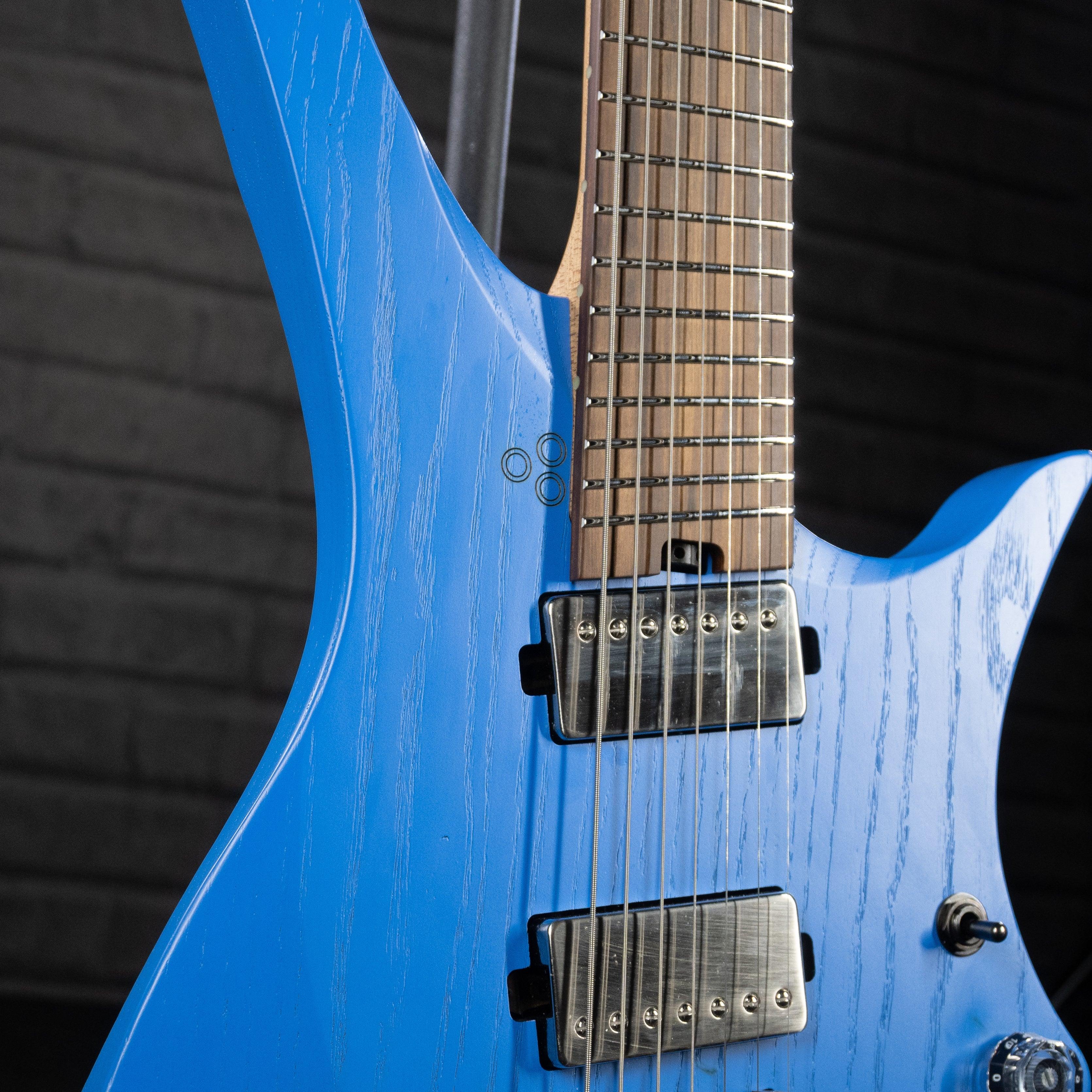 GOC Vajra Headless 7-String C-Series AON (Worn Blue) - Impulse Music Co.