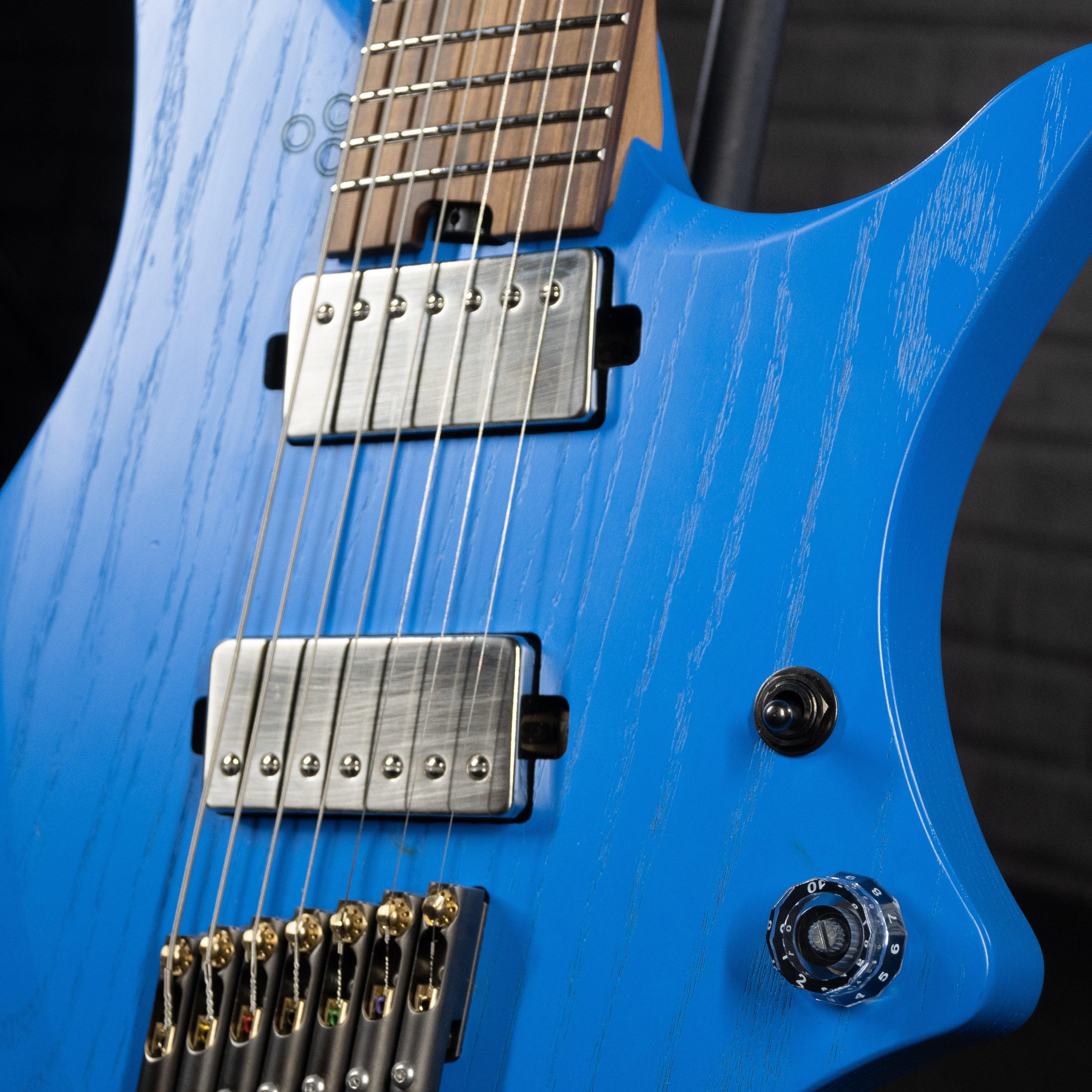 GOC Vajra Headless 7-String C-Series AON (Worn Blue) - Impulse Music Co.