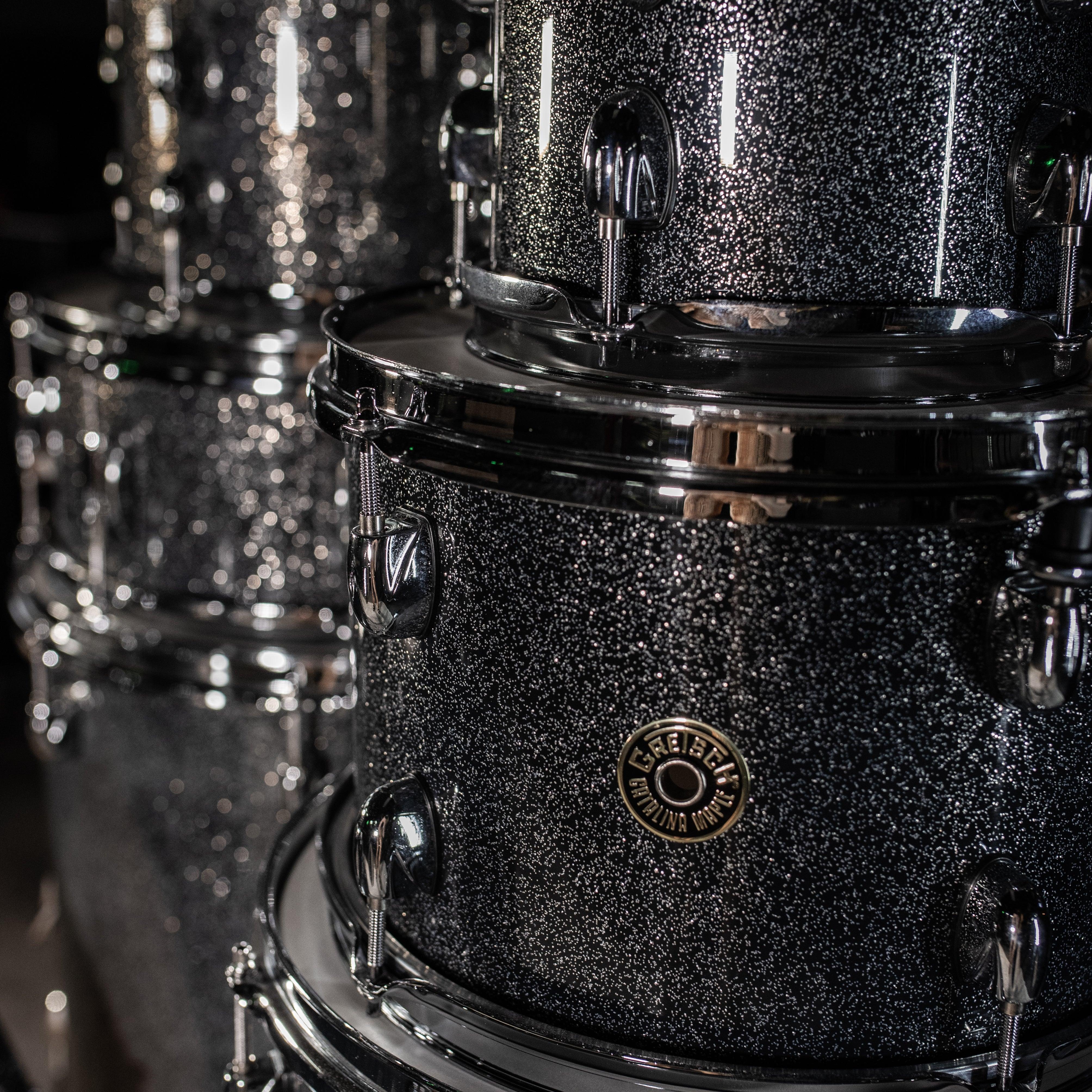 Gretsch Catalina Maple 7pc Black Stardust - Impulse Music Co.