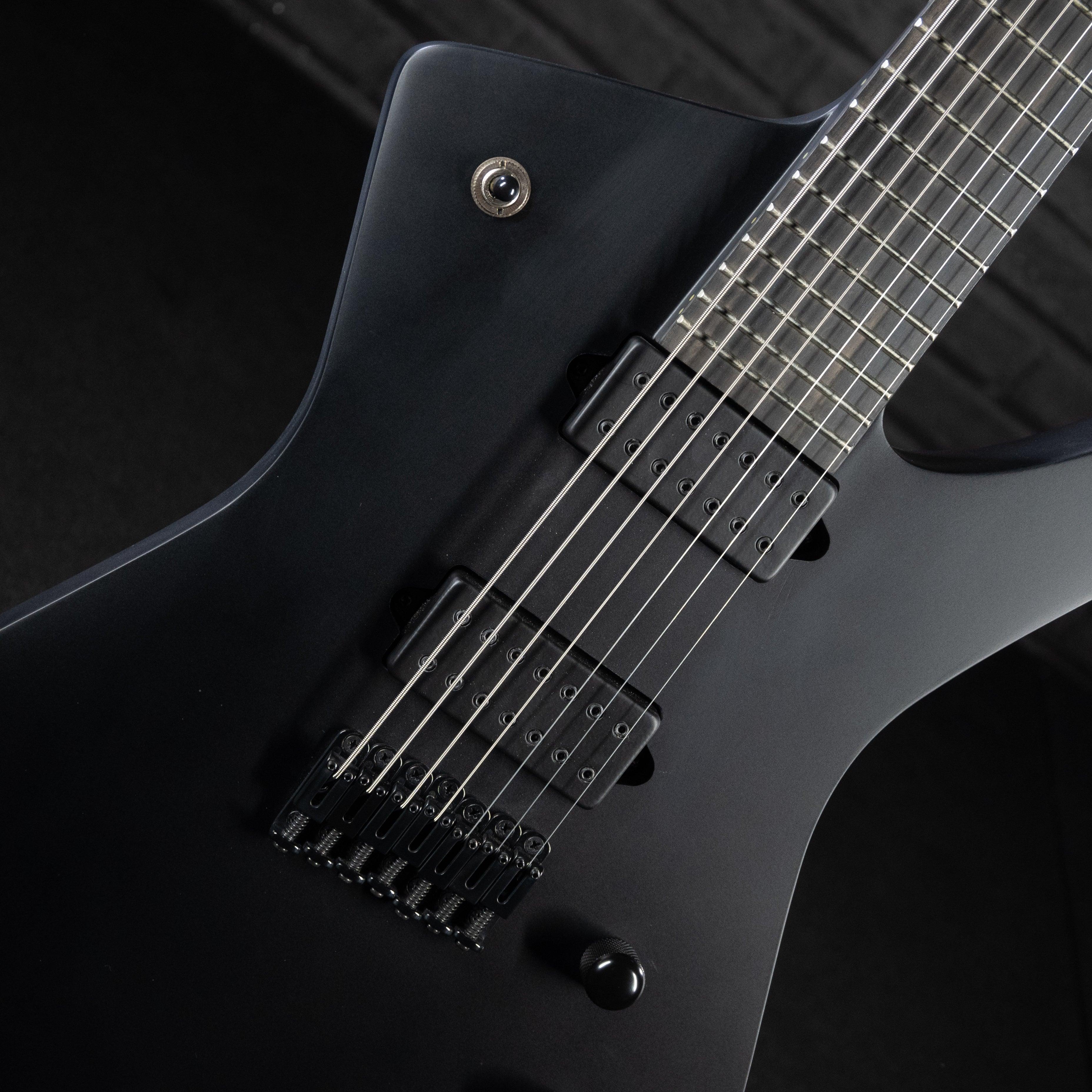 Ibanez Iron Label Iceman ICTB721 (Black Flat) B-STOCK - Impulse Music Co.