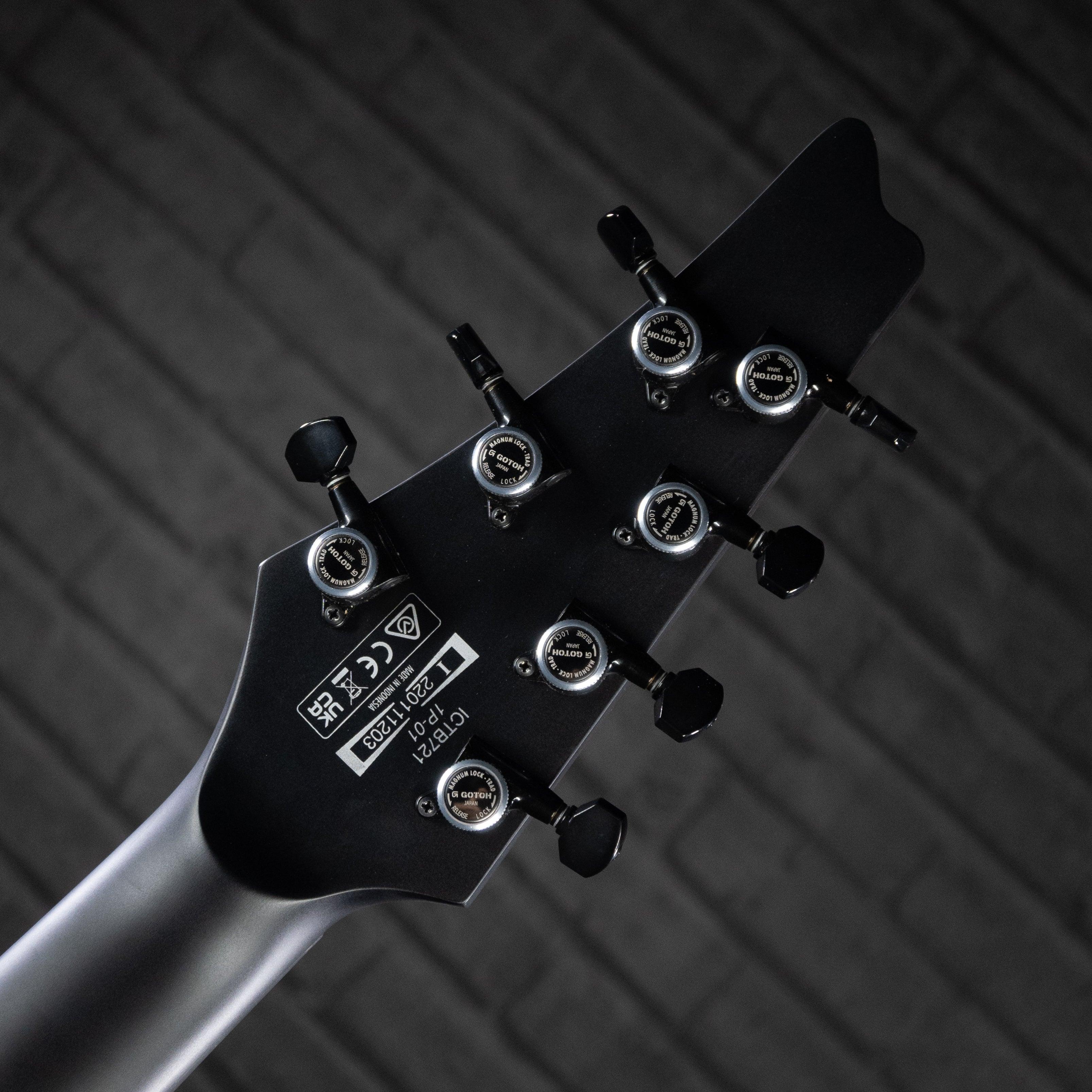 Ibanez Iron Label Iceman ICTB721 (Black Flat) B-STOCK - Impulse Music Co.