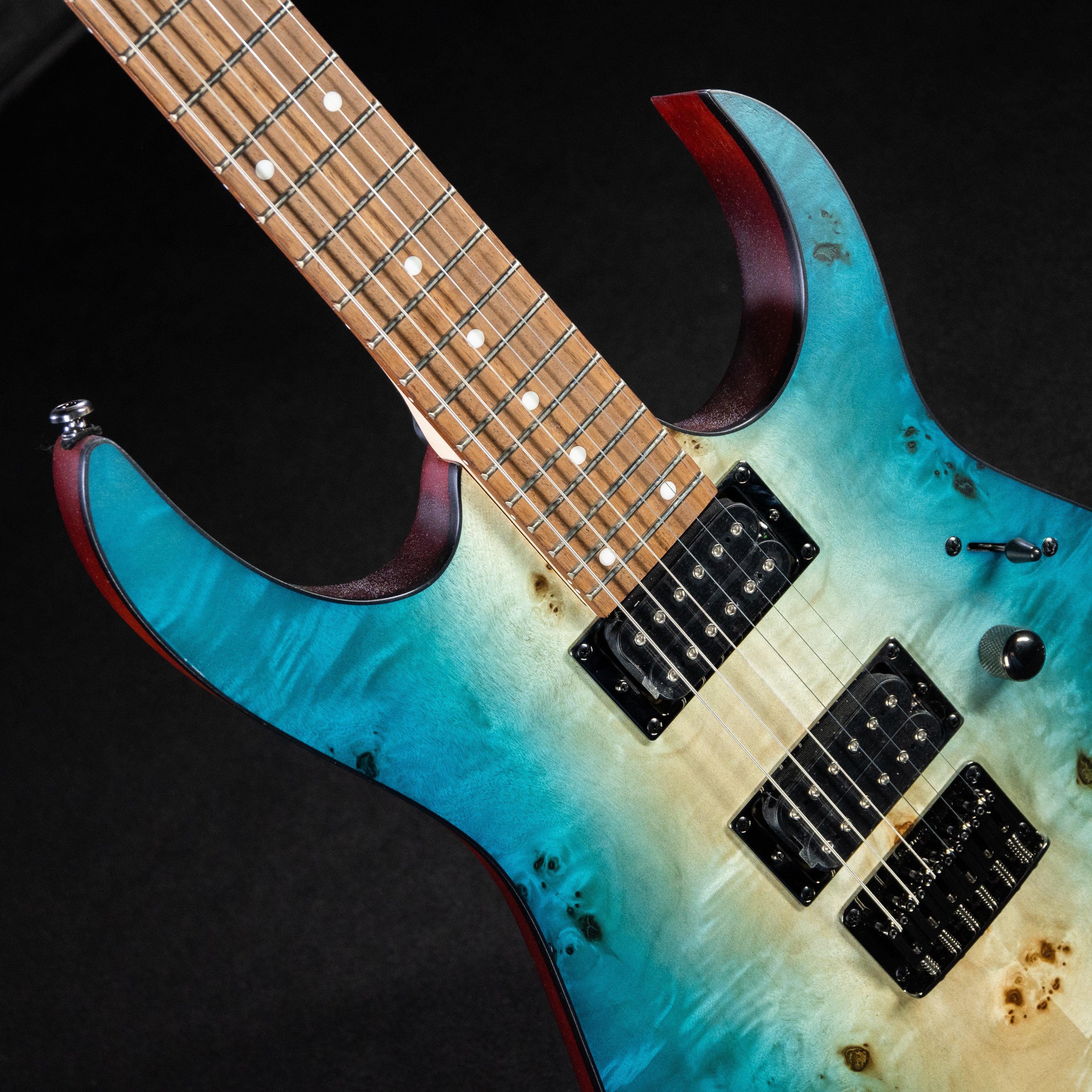 Ibanez RG421PB Electric Guitar (Caribbean Shoreline Flat) - Impulse Music Co.