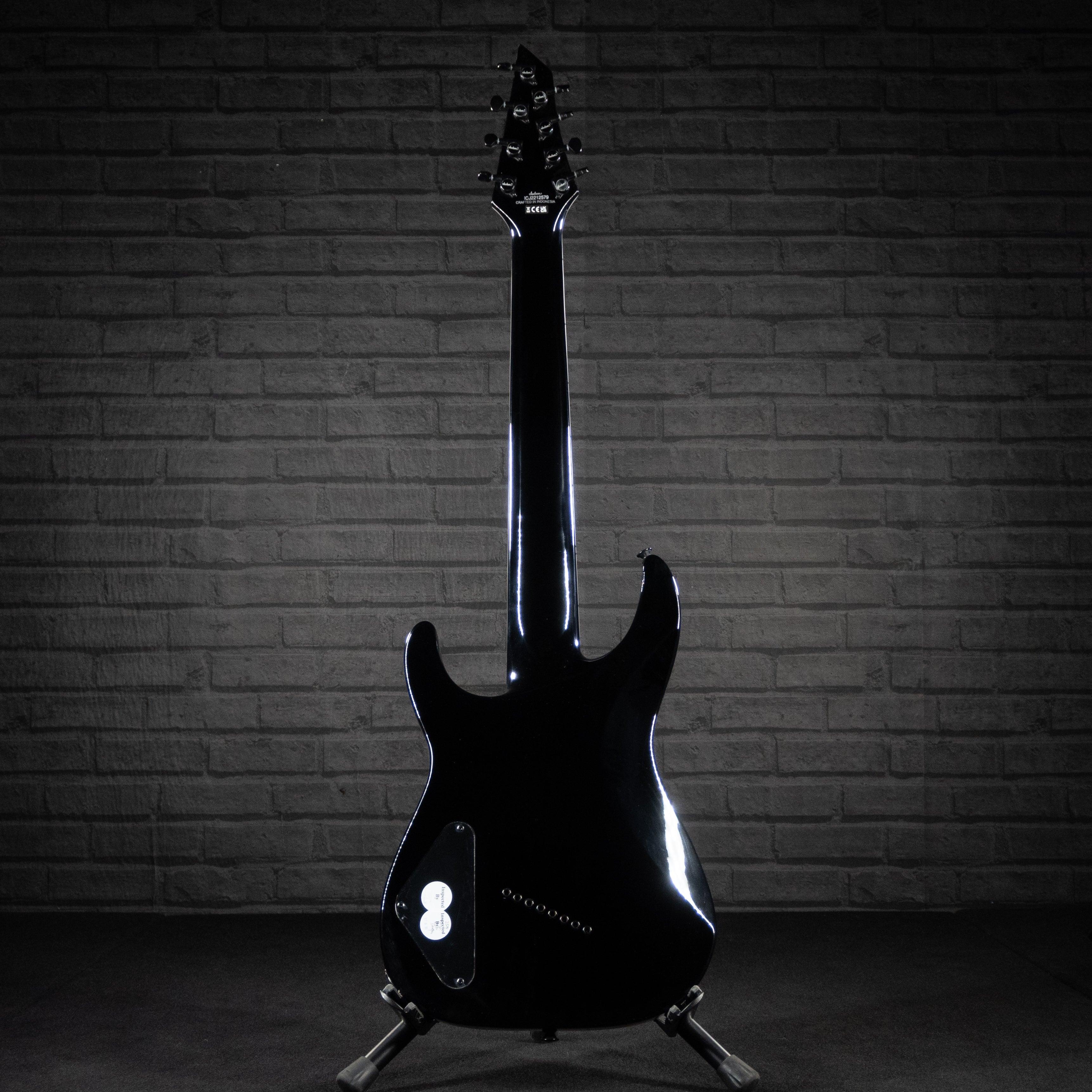 Jackson X Series Sololist Arch Top SLATX8Q MS (Transparent Black Burst) - Impulse Music Co.