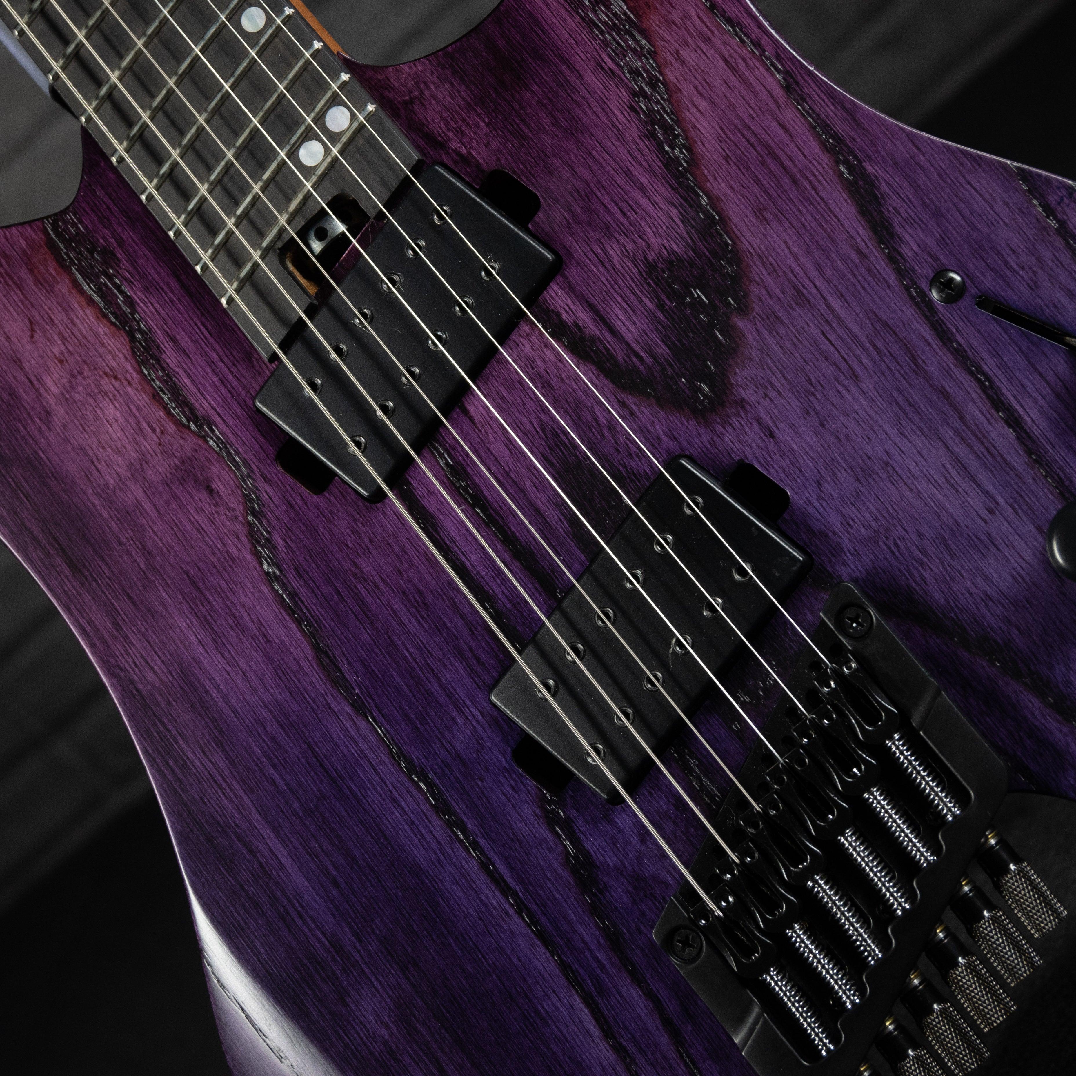 Legator Ghost G6FP 6-String Headless Multiscale Electric Guitar (Iris Fade) - Impulse Music Co.