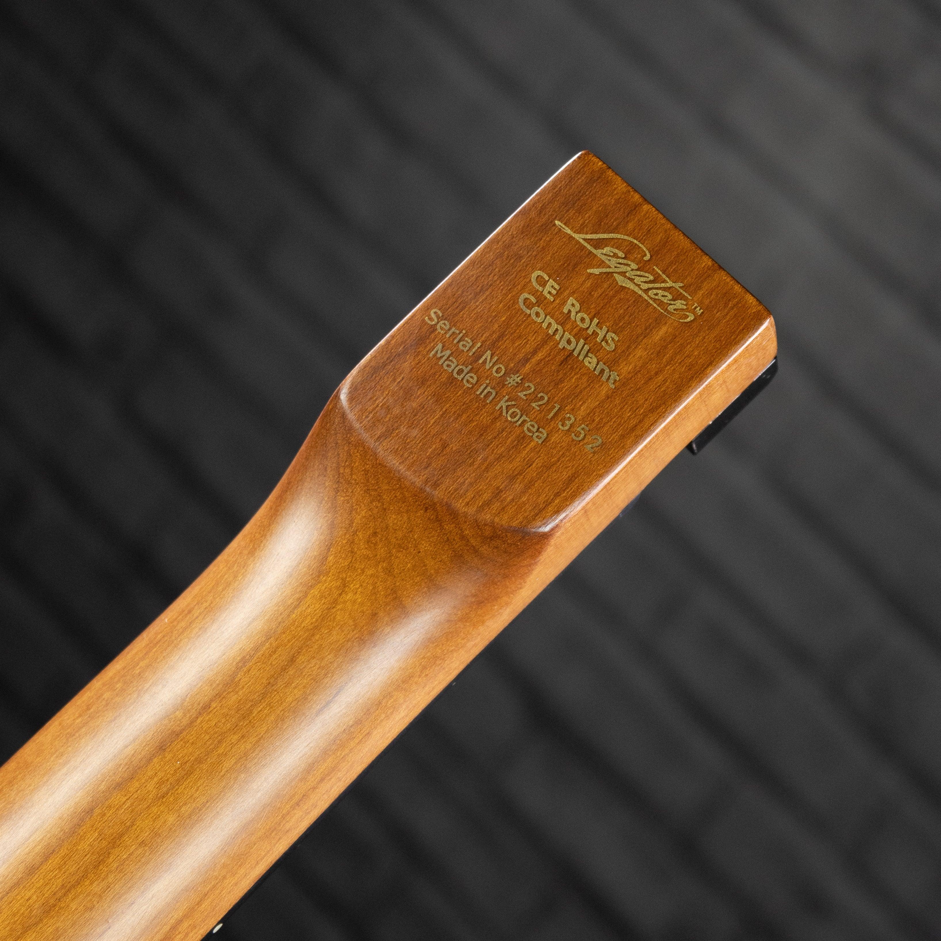 Legator Ghost G6FP 6-String Headless Multiscale Electric Guitar (Iris Fade) - Impulse Music Co.