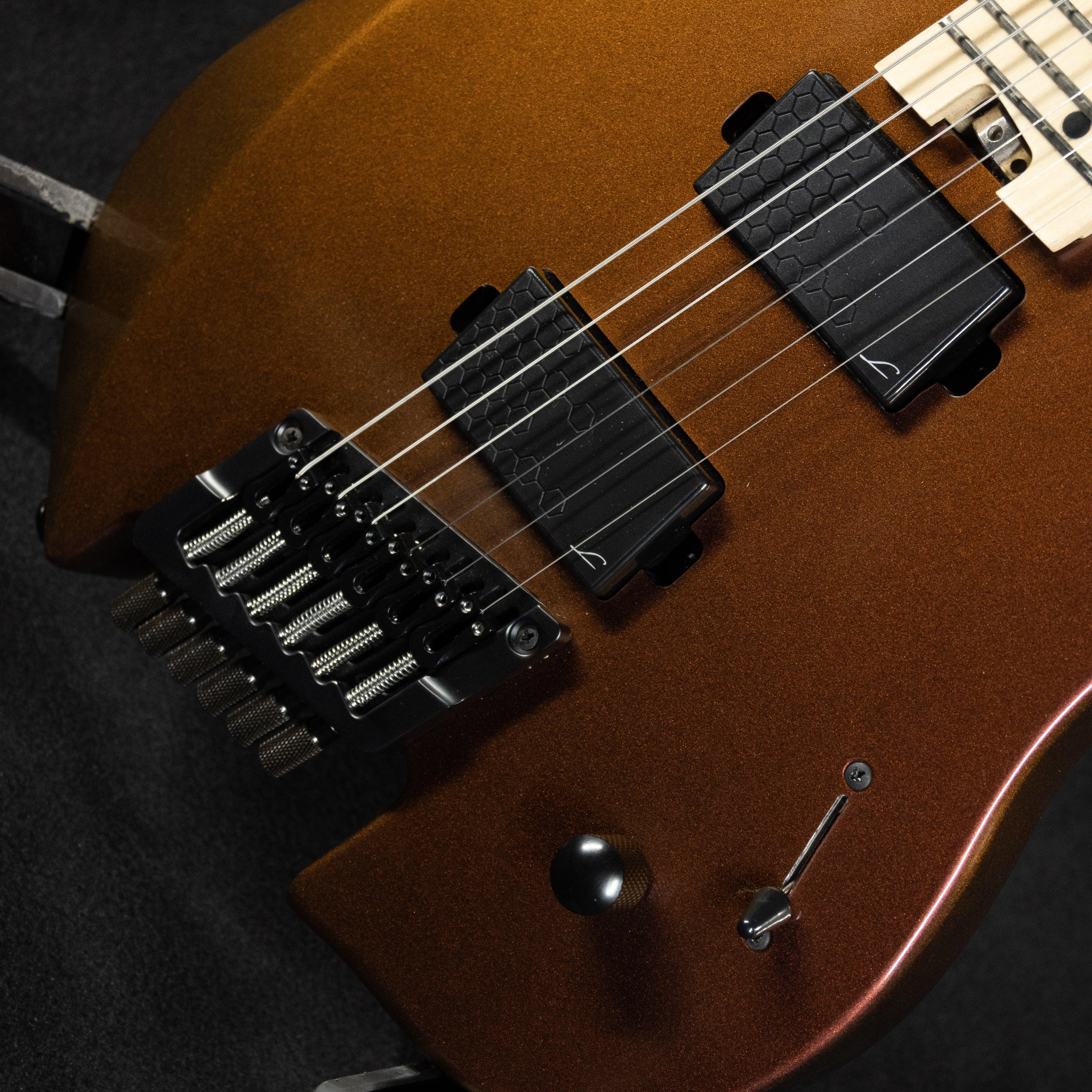 Legator Ghost G6FS 6-String Headless Multiscale Electric Guitar (Solar Eclipse) - Impulse Music Co.