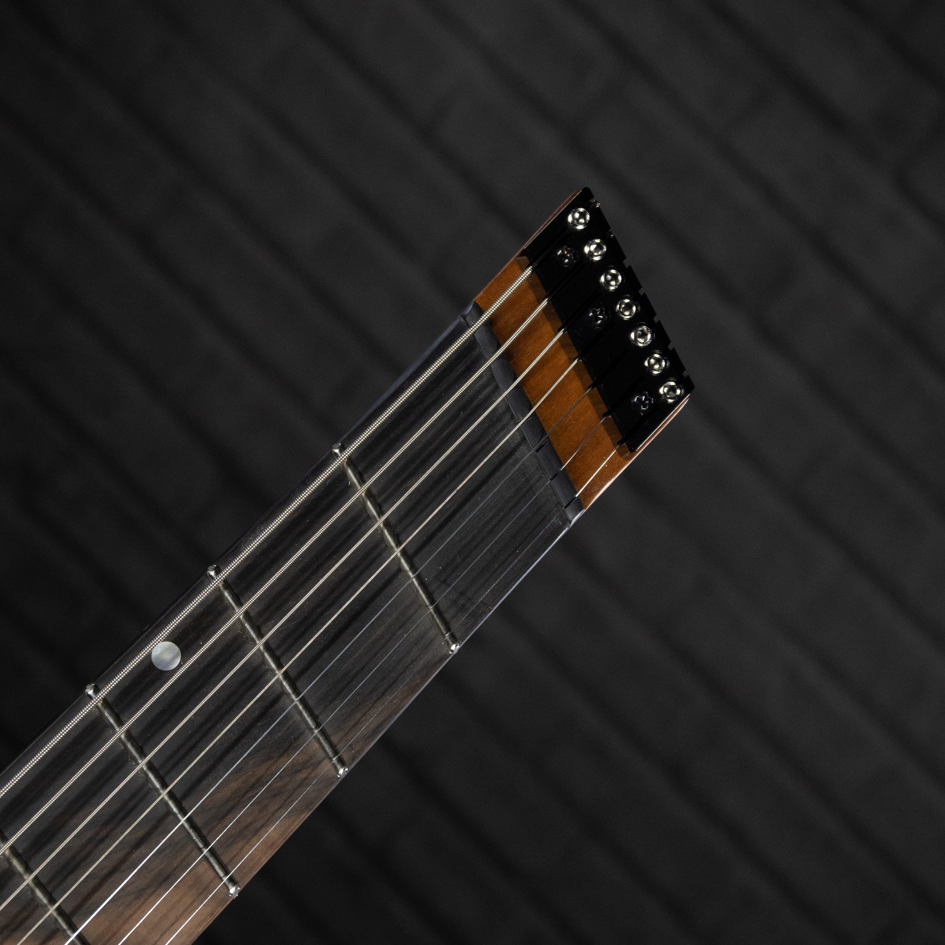 Legator Ghost G7FP 7-String Headless Multiscale Electric Guitar (Iris Fade) - Impulse Music Co.