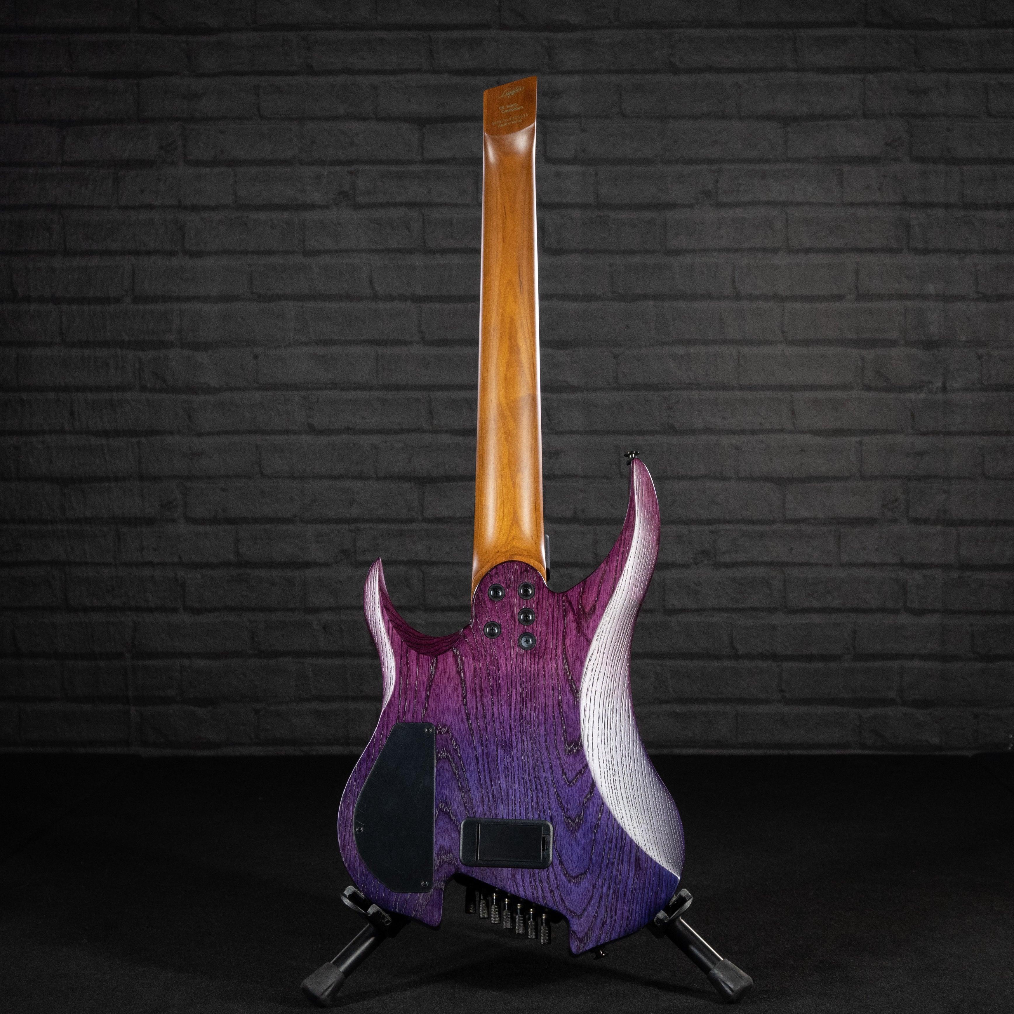 Legator Ghost G7FP 7-String Headless Multiscale Electric Guitar (Iris Fade) - Impulse Music Co.