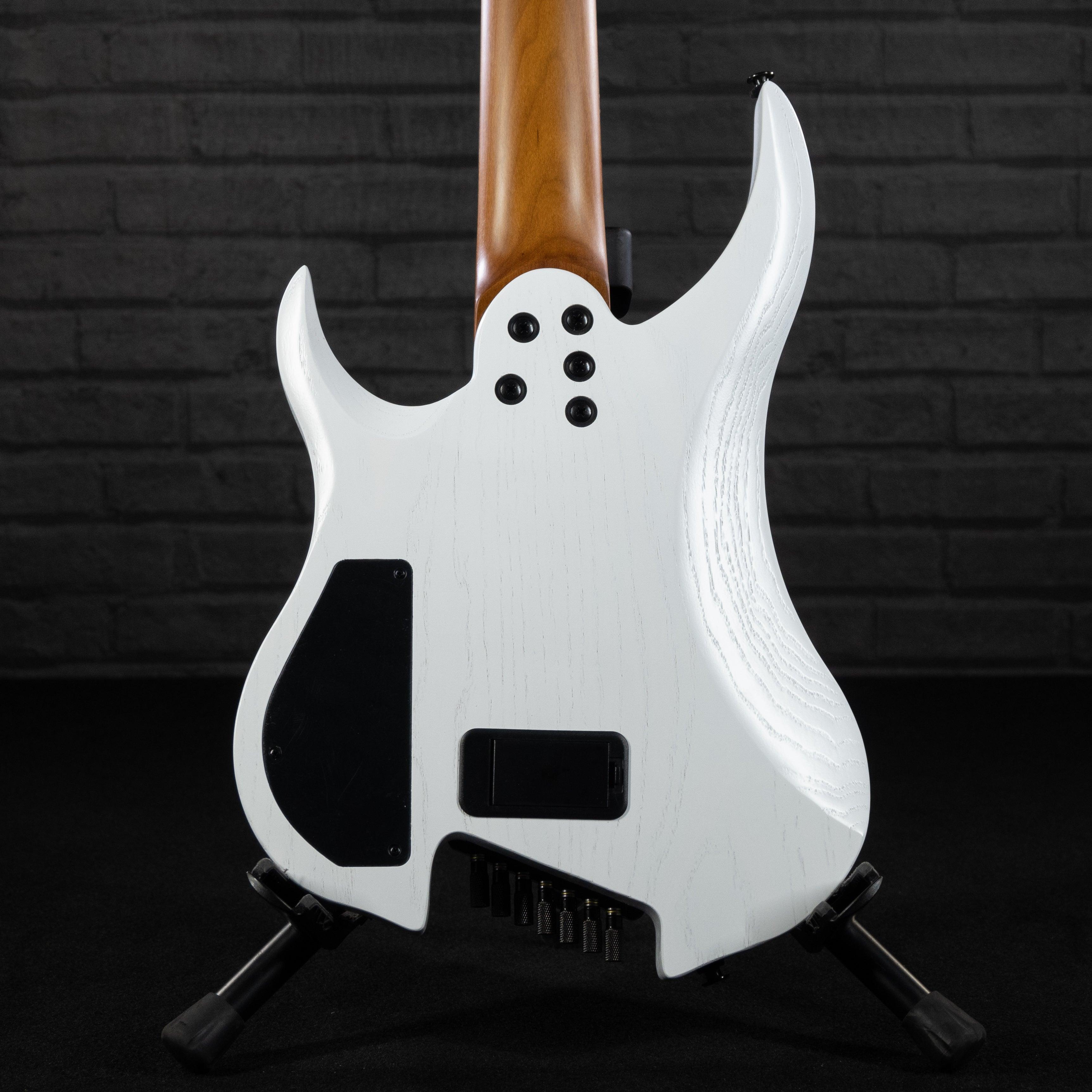 Legator Ghost G7FP 7-String Headless Multiscale Electric Guitar (SnowFall) - Impulse Music Co.