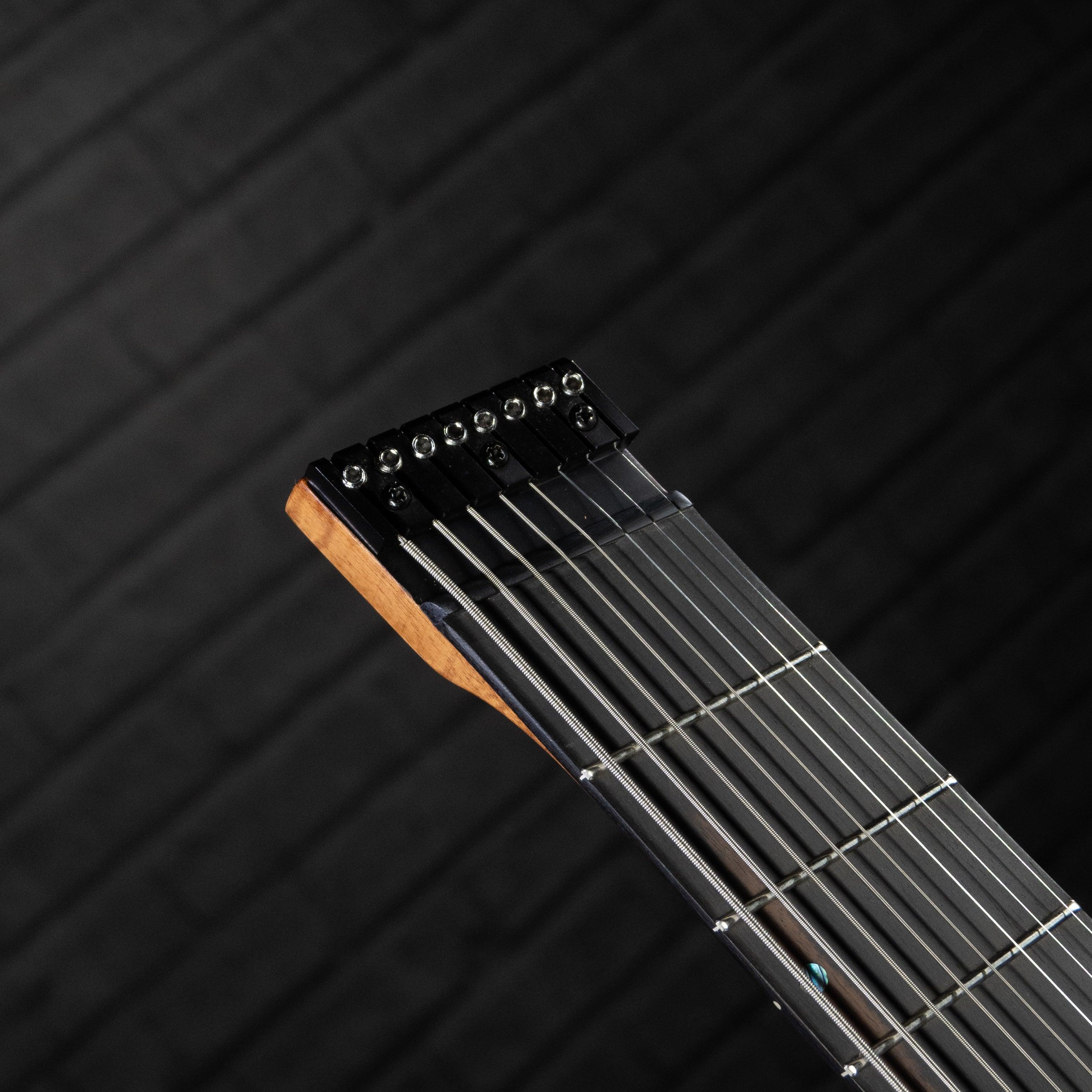 Legator Ghost G8FP 8-String Headless Multiscale Electric Guitar (Cali Cobalt) - Impulse Music Co.