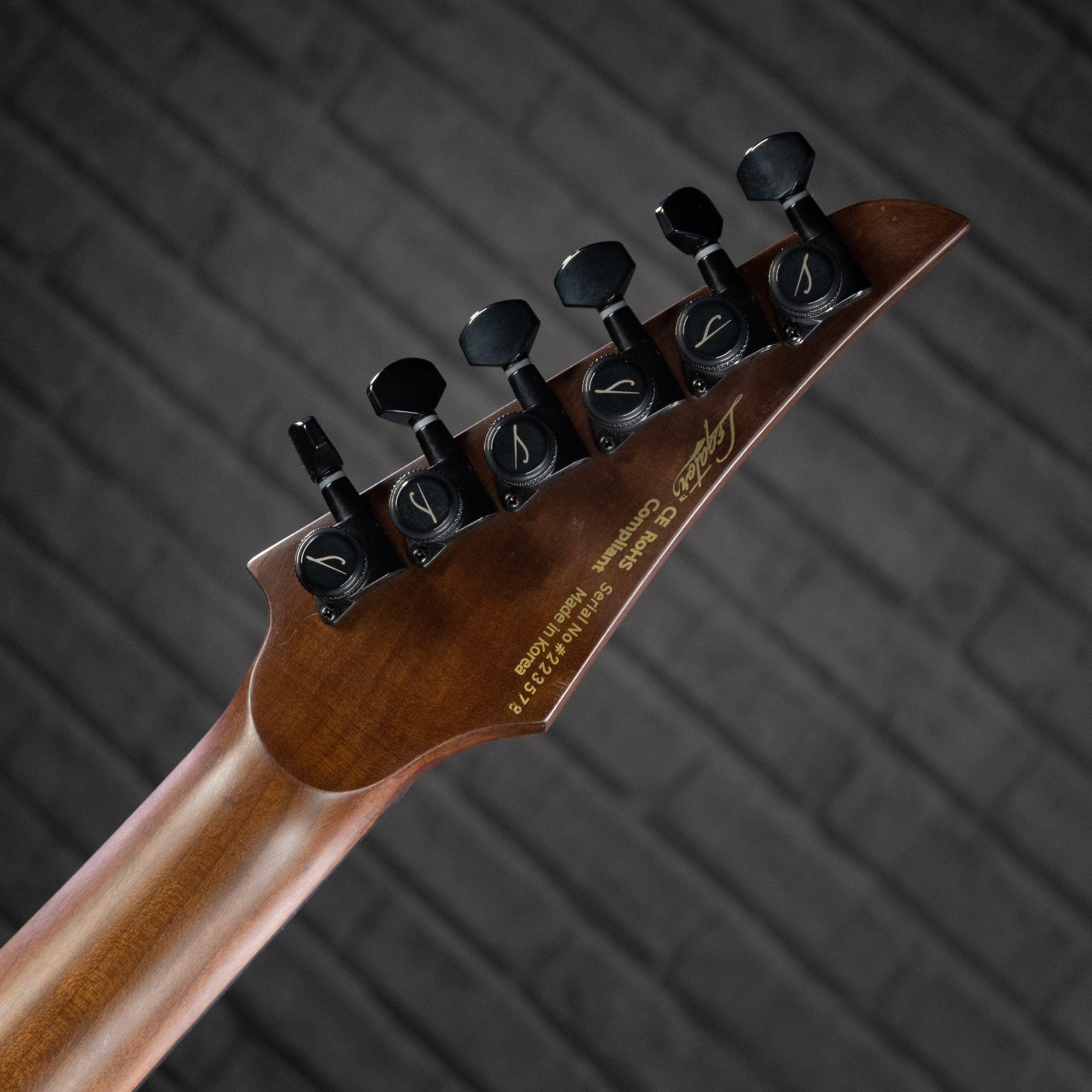 Legator Ninja N6FP 6-string Multiscale Electric Guitar (Snowfall) - Impulse Music Co.