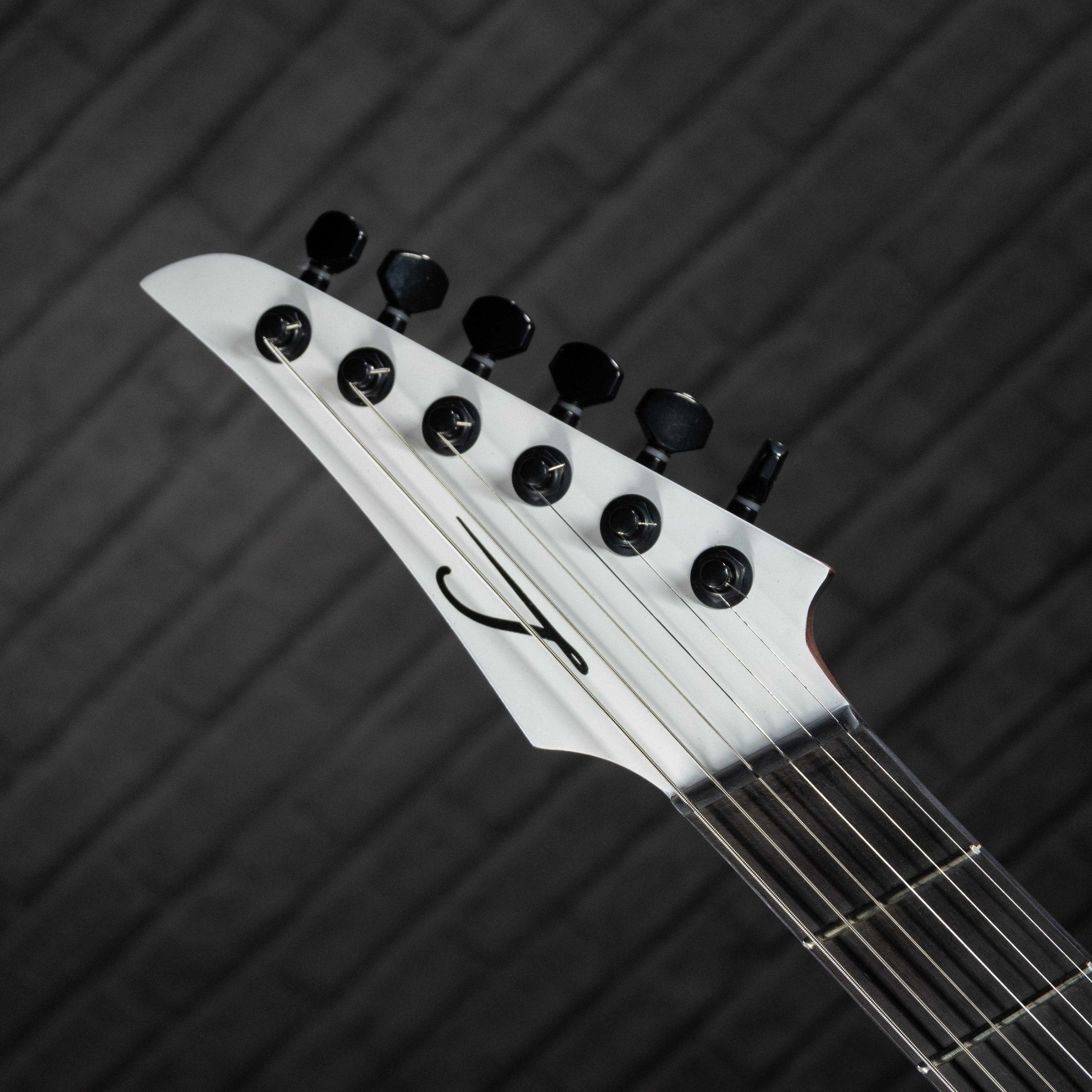 Legator Ninja N6FP 6-string Multiscale Electric Guitar (Snowfall) - Impulse Music Co.