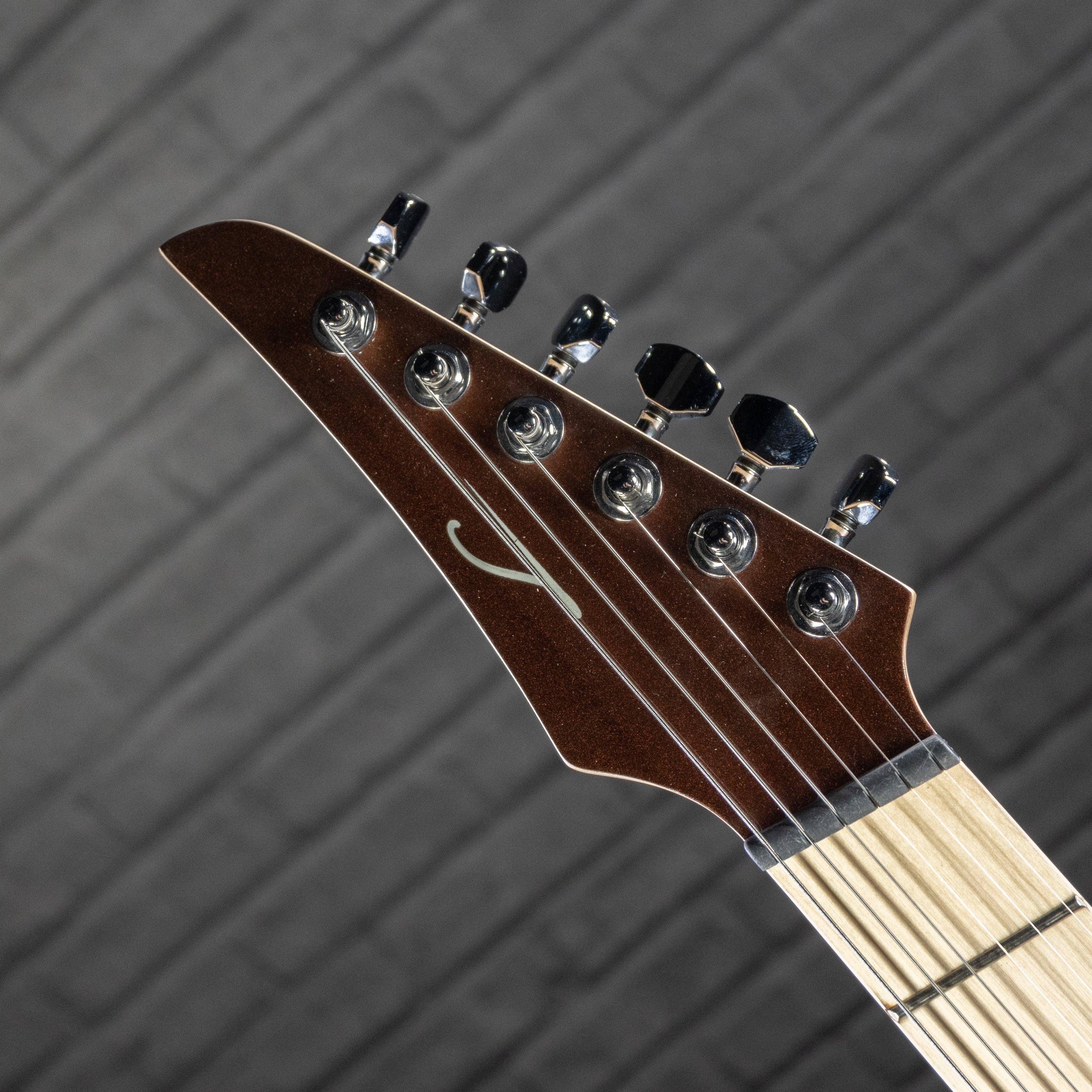 Legator Ninja N6FS 6-String Multiscale Electric Guitar (Solar Eclipse) - Impulse Music Co.