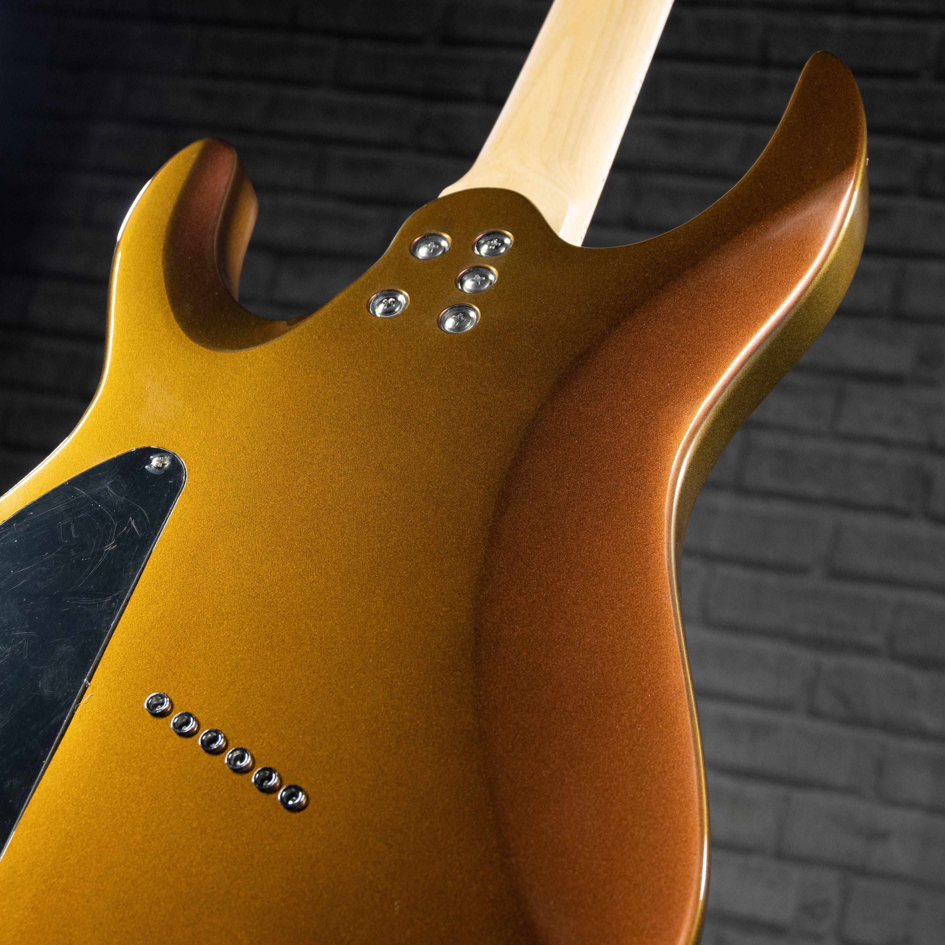 Legator Ninja N6FS 6-String Multiscale Electric Guitar (Solar Eclipse) - Impulse Music Co.