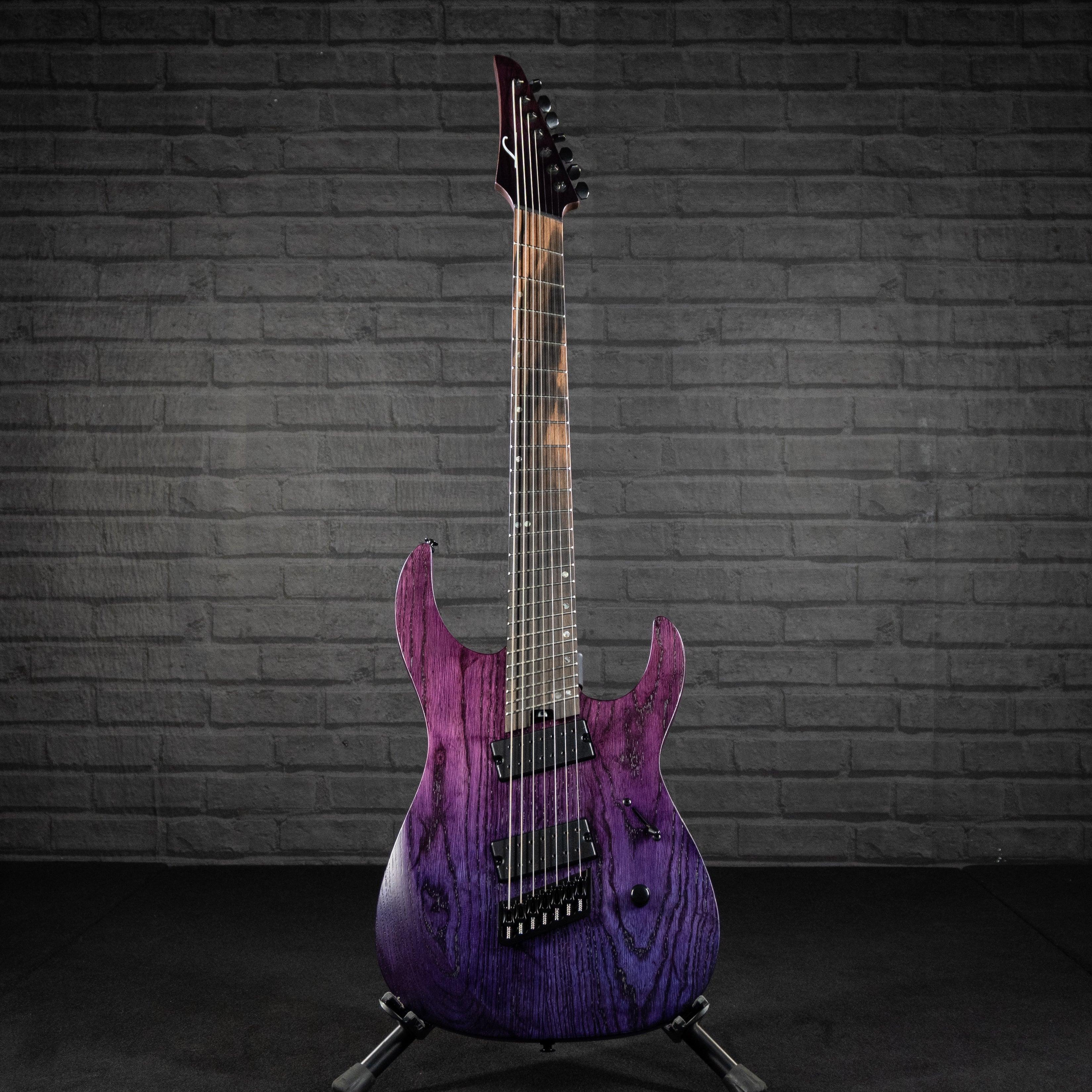 Legator Ninja N7FP 7-string Multiscale Electric Guitar (Iris Fade) - Impulse Music Co.